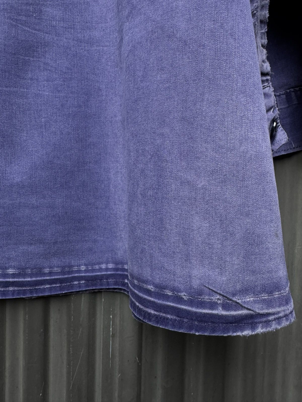 Vintage Vintage Workwear Mechanic Shirt — Faded Indigo Size US L / EU 52-54 / 3 - 12 Thumbnail