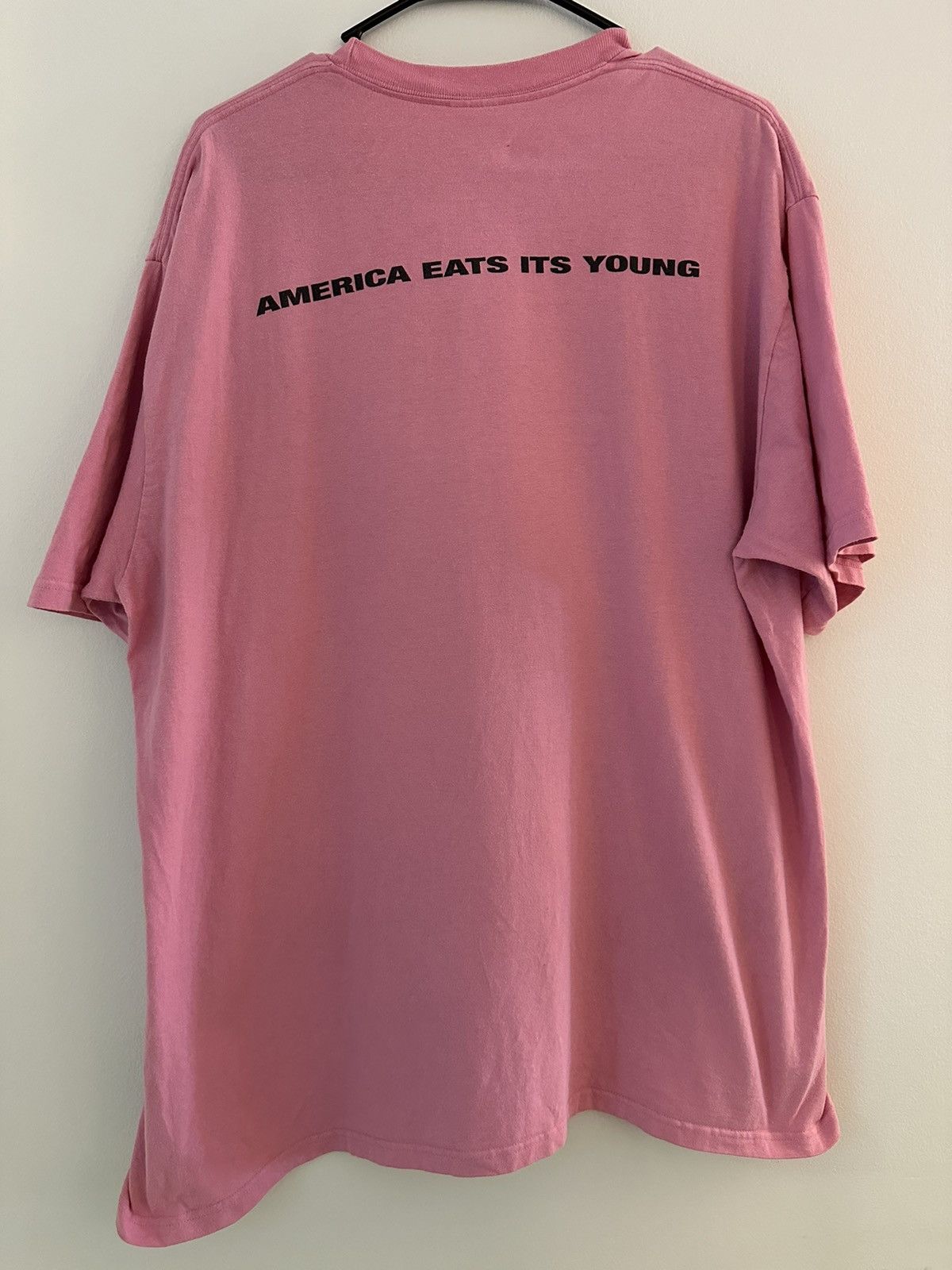Supreme Supreme America Eats Its Young Belly Nas Tee Size US XL / EU 56 / 4 - 3 Thumbnail