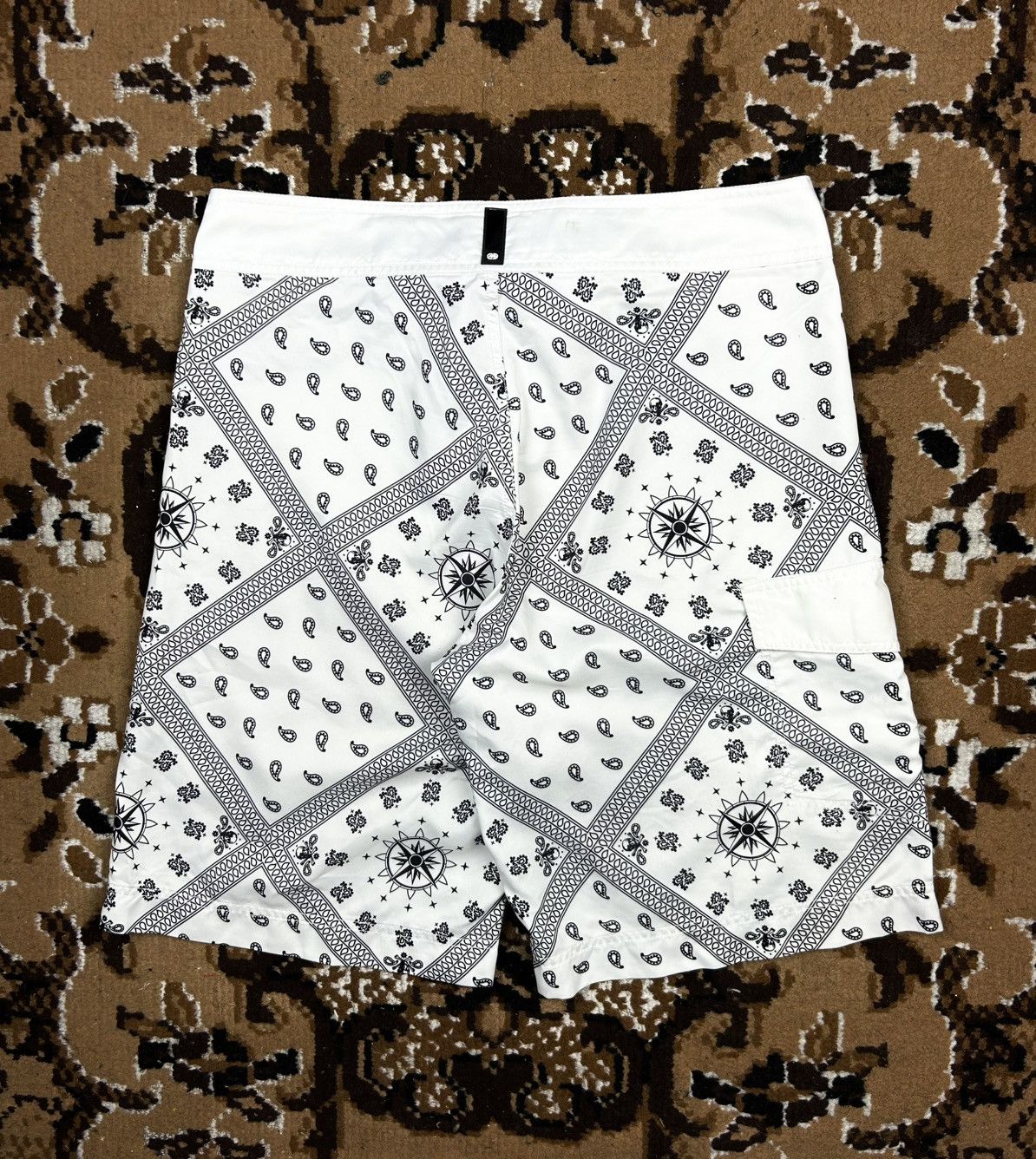 Ecko Unltd. × Vintage Vintage Ecko Unltd Bandana Rap Shorts Y2k Size US 32 / EU 48 - 4 Thumbnail