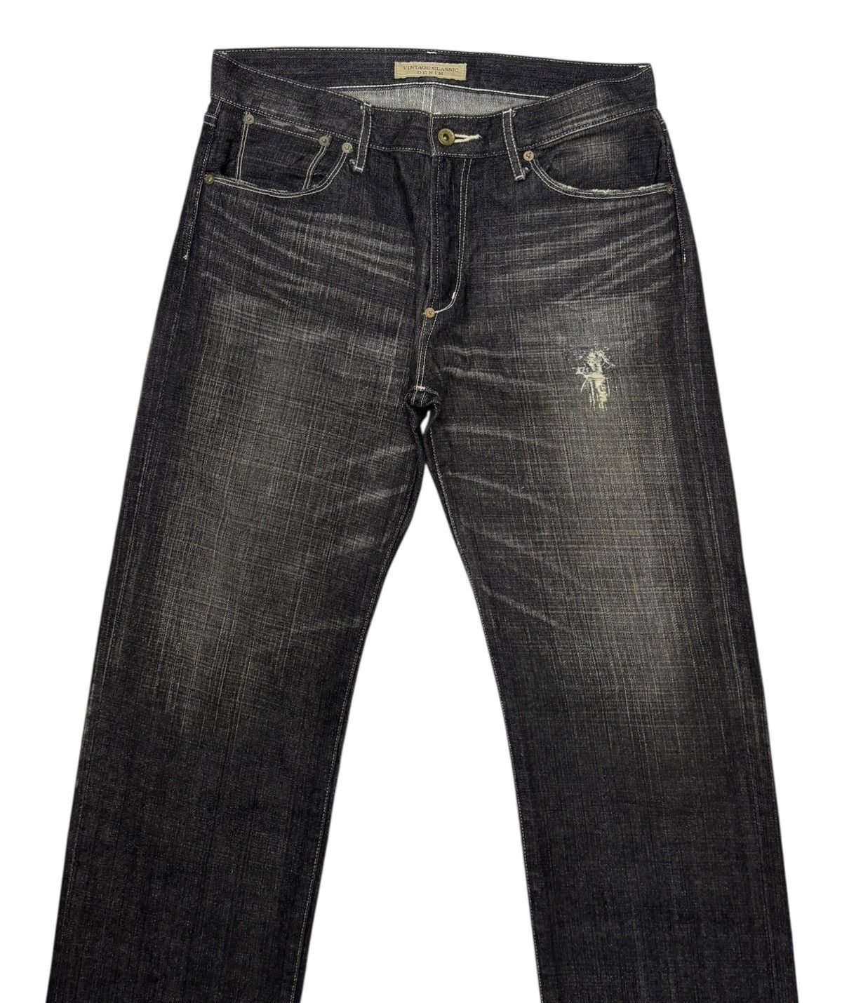 Y-3 Yohji Yamamoto Y3 Adidas Black Vintage Classic Denim Jeans Size US 32 / EU 48 - 5 Thumbnail