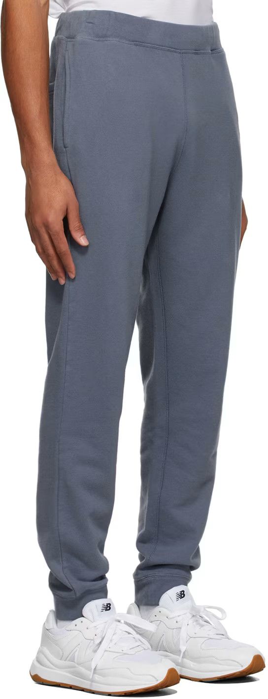 Sunspel Sunspel Blue Gray Loopback Track Pant Sweatpant Portugal Size US 30 / EU 46 - 2 Thumbnail