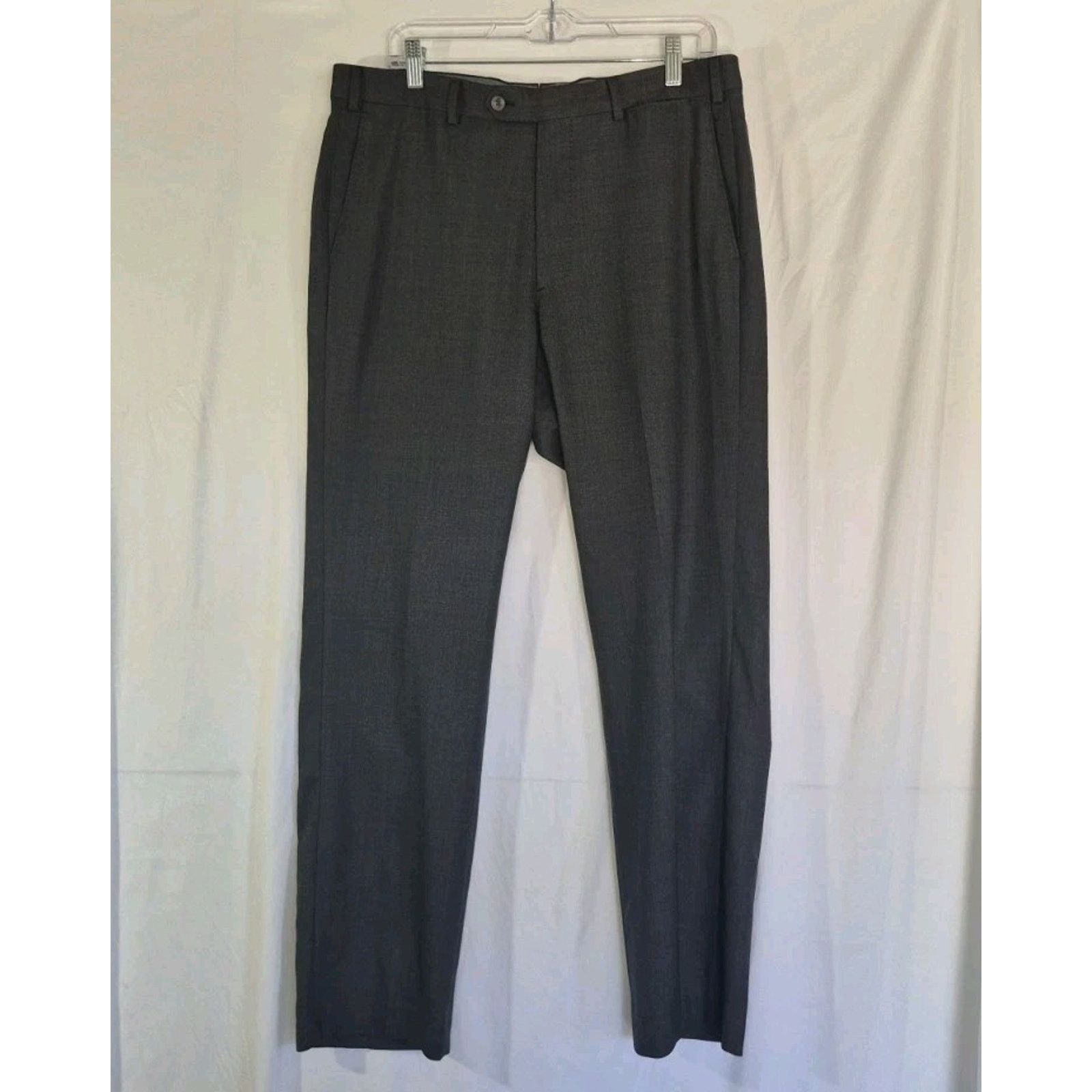 J.Hilburn J.Hilburn Vitale Barberis Canonico Black Revenge Pants 34x30 Size US 34 / EU 50 - 2 Thumbnail