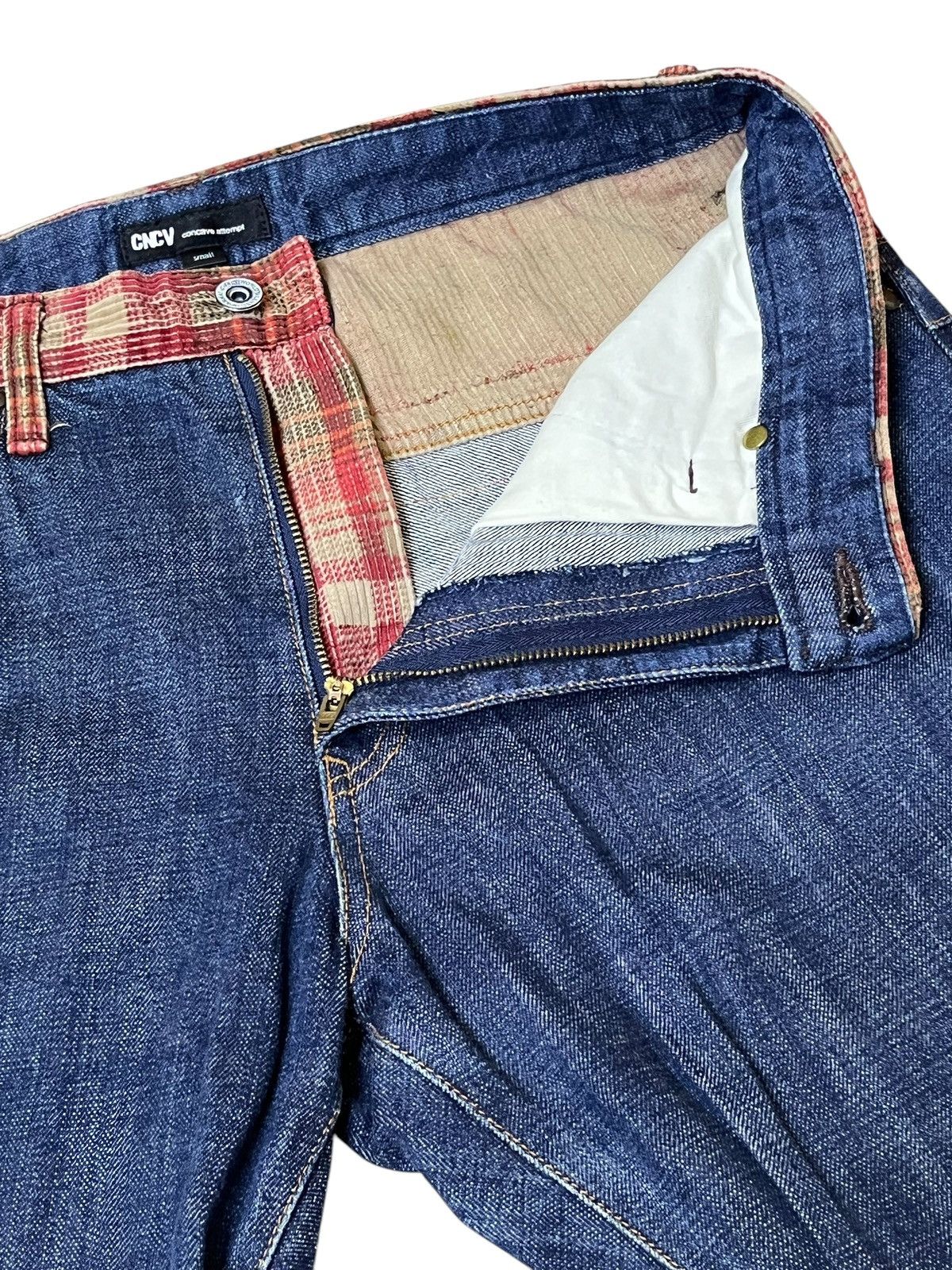 Japanese Brand SICK🔥JAPANESE BRAND CONCAVE ATTEMPT DOUBLE WAIST JEANS Size US 32 / EU 48 - 10 Thumbnail