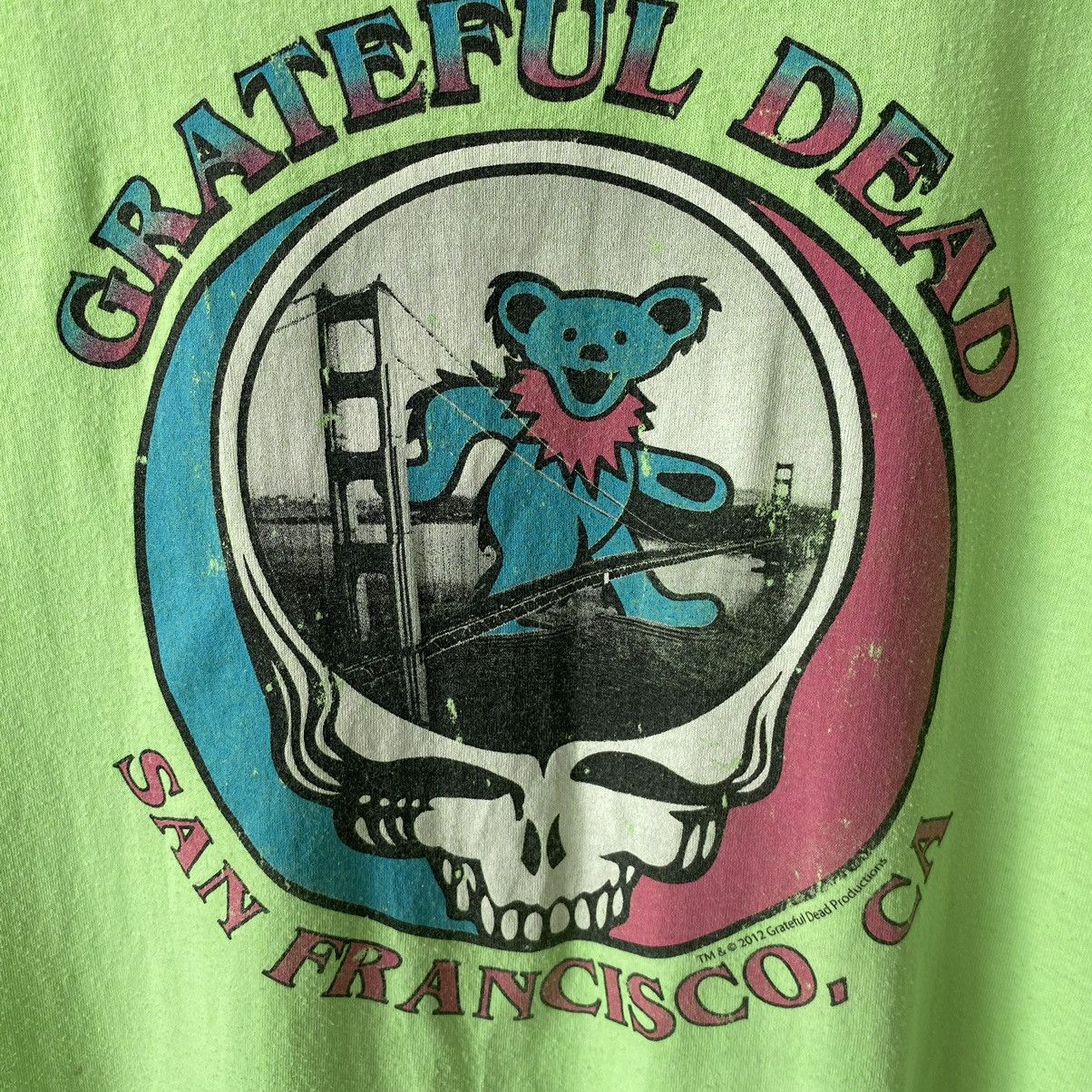 Grateful Dead Grateful Dead San Francisco Rock ERD GRUNGE THRASHED TEE Size US L / EU 52-54 / 3 - 4 Thumbnail