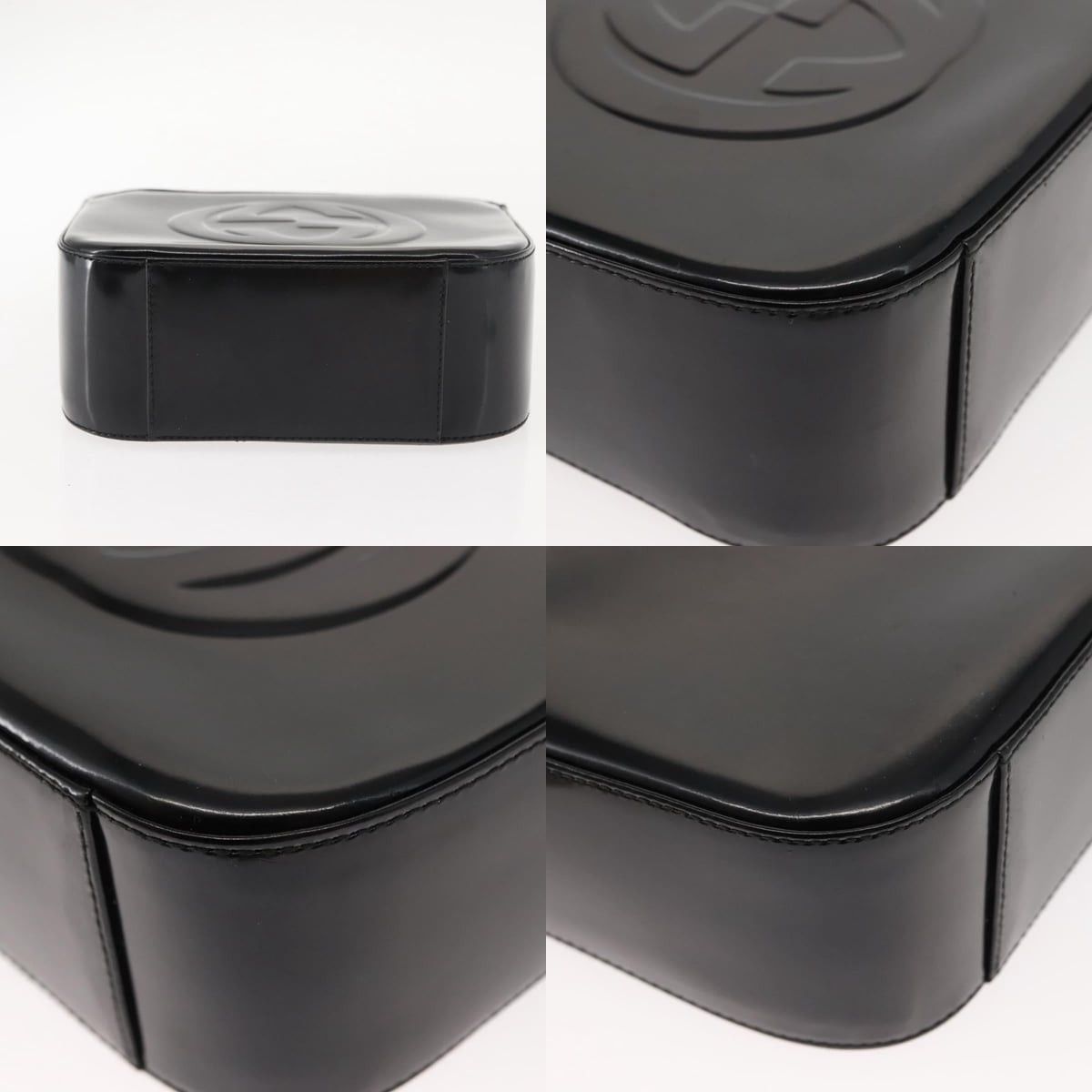Gucci GUCCI Soho Shoulder Bag Enamel Black 007 2023 007 2023 Size ONE SIZE - 10 Thumbnail