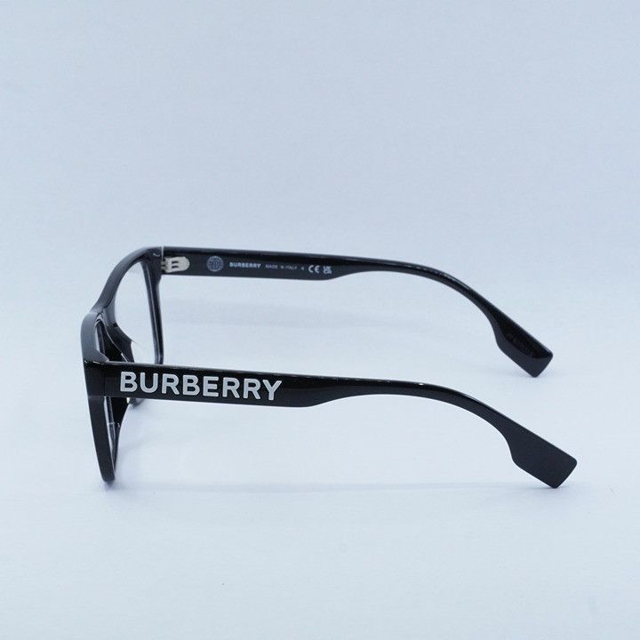 Burberry Burberry BE2393D 3001 Eyeglasses Black 55mm Rectangle Frame Size ONE SIZE - 3 Thumbnail
