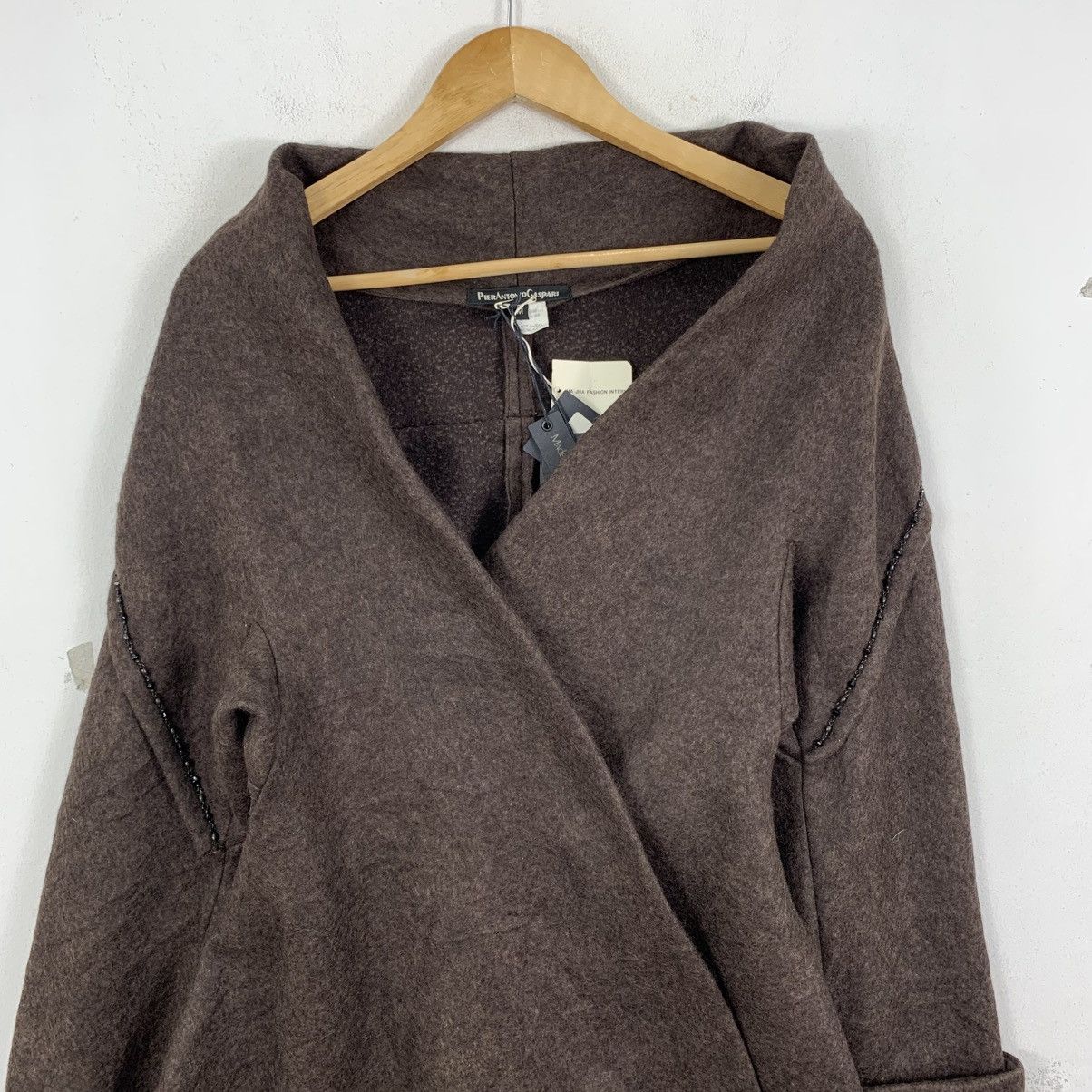 Vintage Vintage 90s PIER ANTONIO GASPARI Italian Brand Wool Cardigan Size M / US 6-8 / IT 42-44 - 3 Thumbnail
