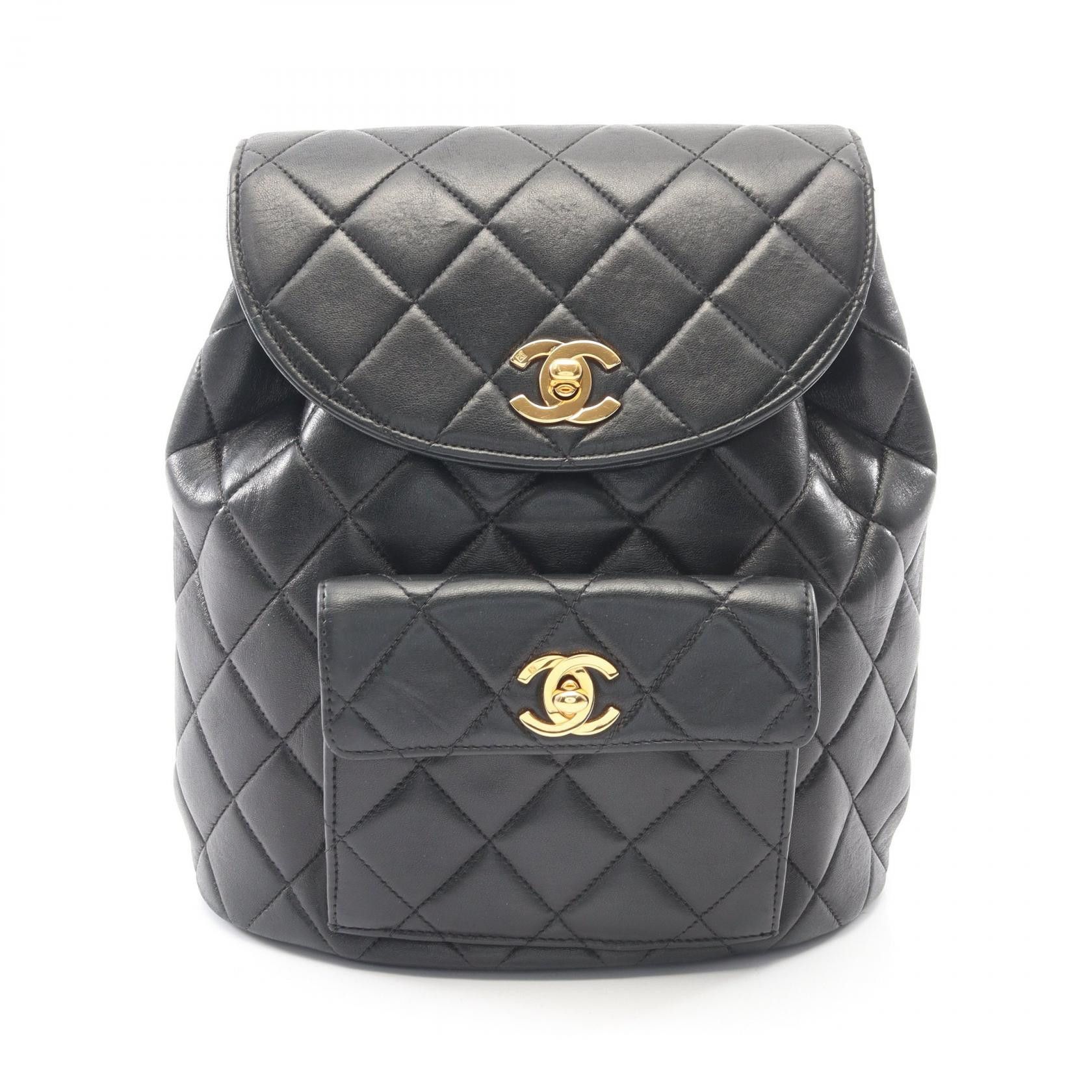Chanel Chanel Chanel Matelasse Lambskin Backpack Leather Backpack A10177 DUTY FREE for USA Size ONE SIZE - 1 Thumbnail