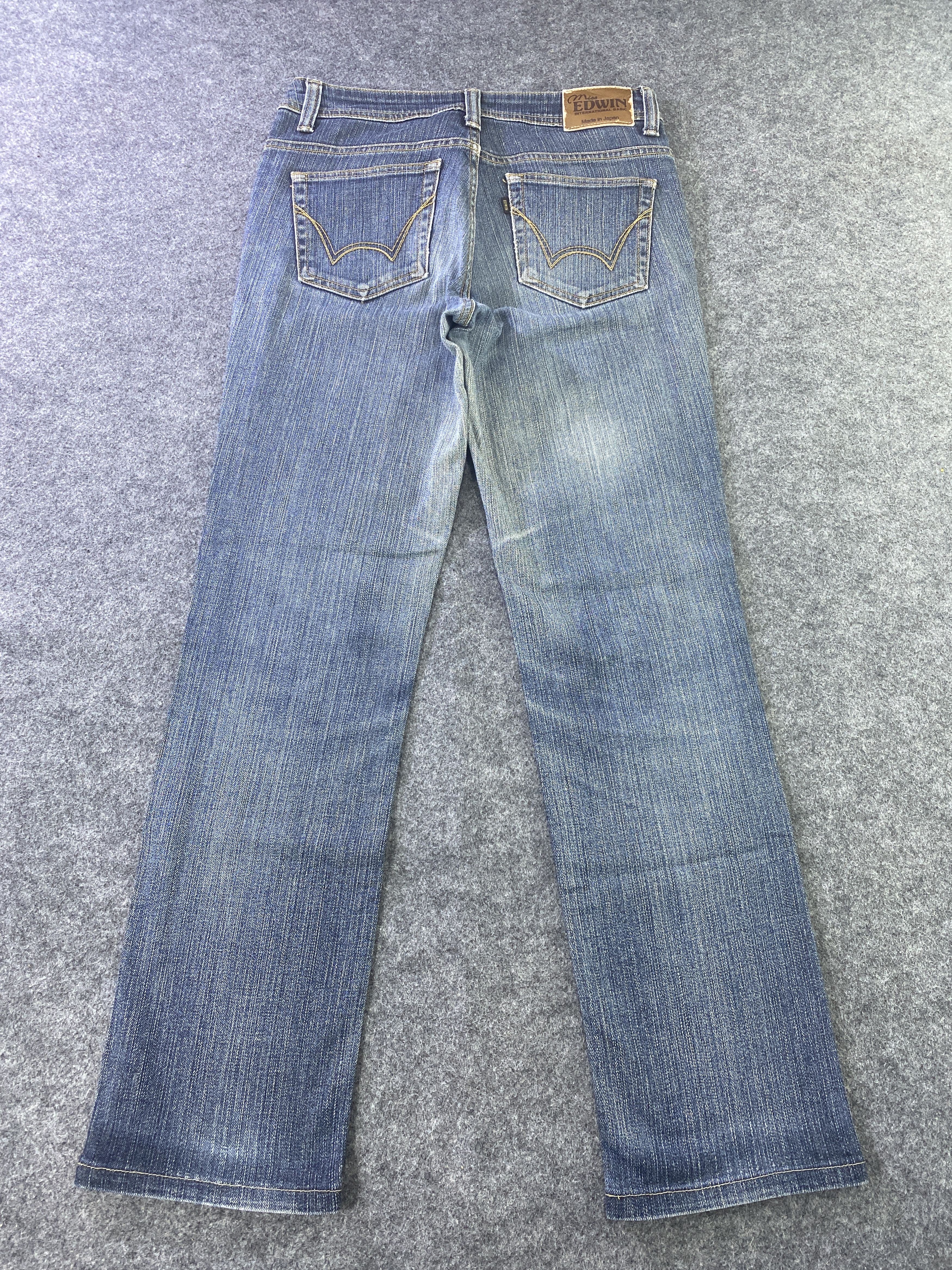 Edwin Miss Edwin Distress Wash Denim - J932 Size 30" / US 8 / IT 44 - 4 Thumbnail