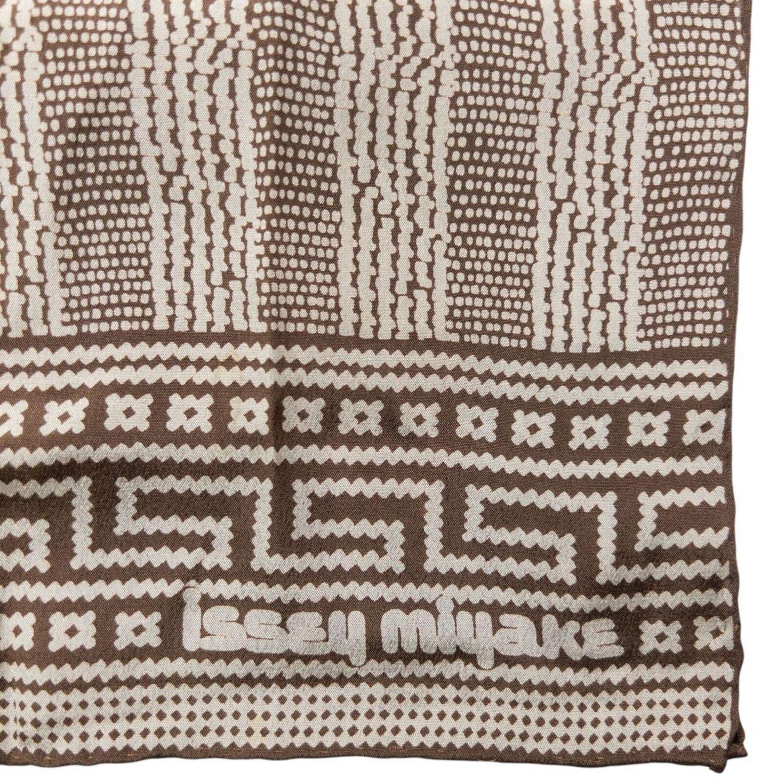 Issey Miyake Vintage 2000s Issey Miyake Pattern Silk Scarf Size ONE SIZE - 4 Thumbnail