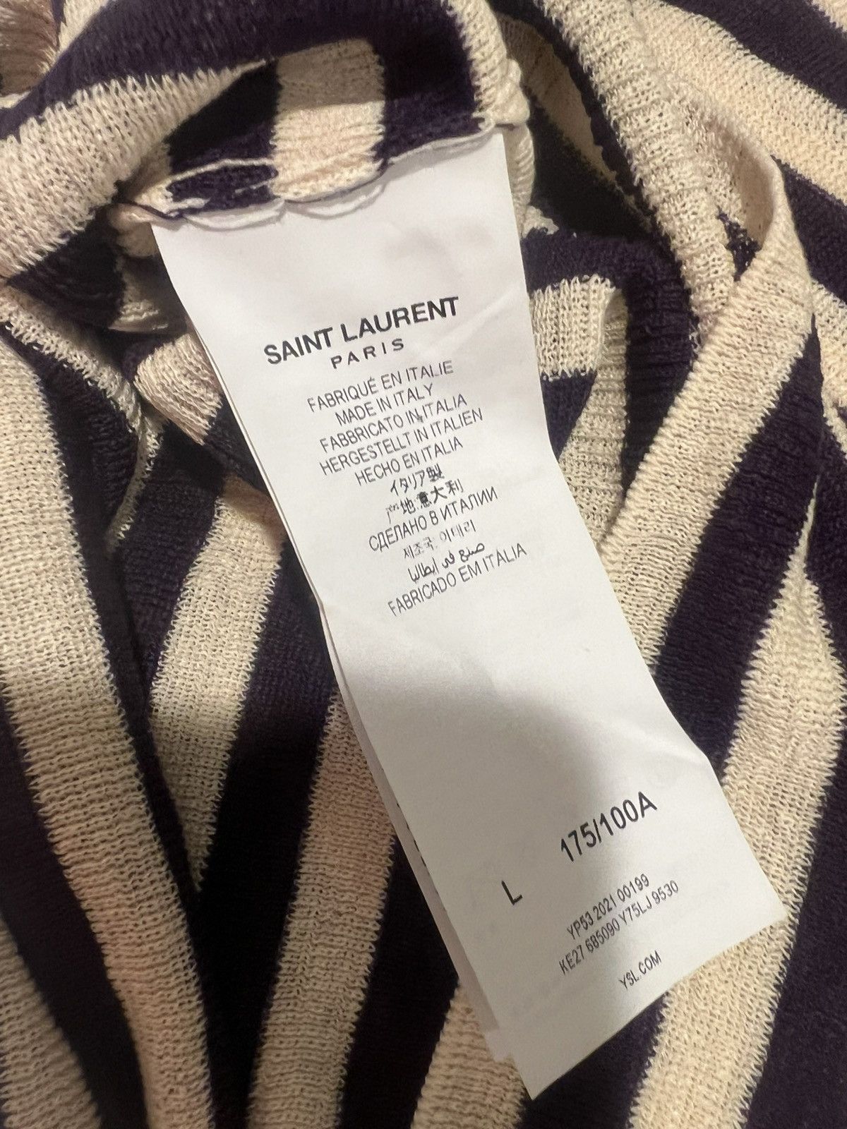 Saint Laurent Paris Saint Laurent men’s tank. L. $990 Size US L / EU 52-54 / 3 - 9 Thumbnail