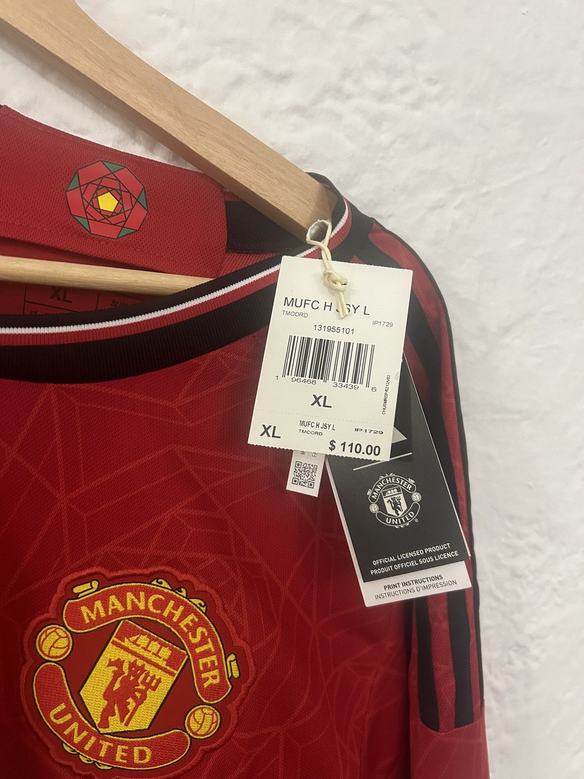 Adidas 2023-24 Alejandro Garnacho Adidas Manchester United Home Kit Size US XL / EU 56 / 4 - 8 Thumbnail