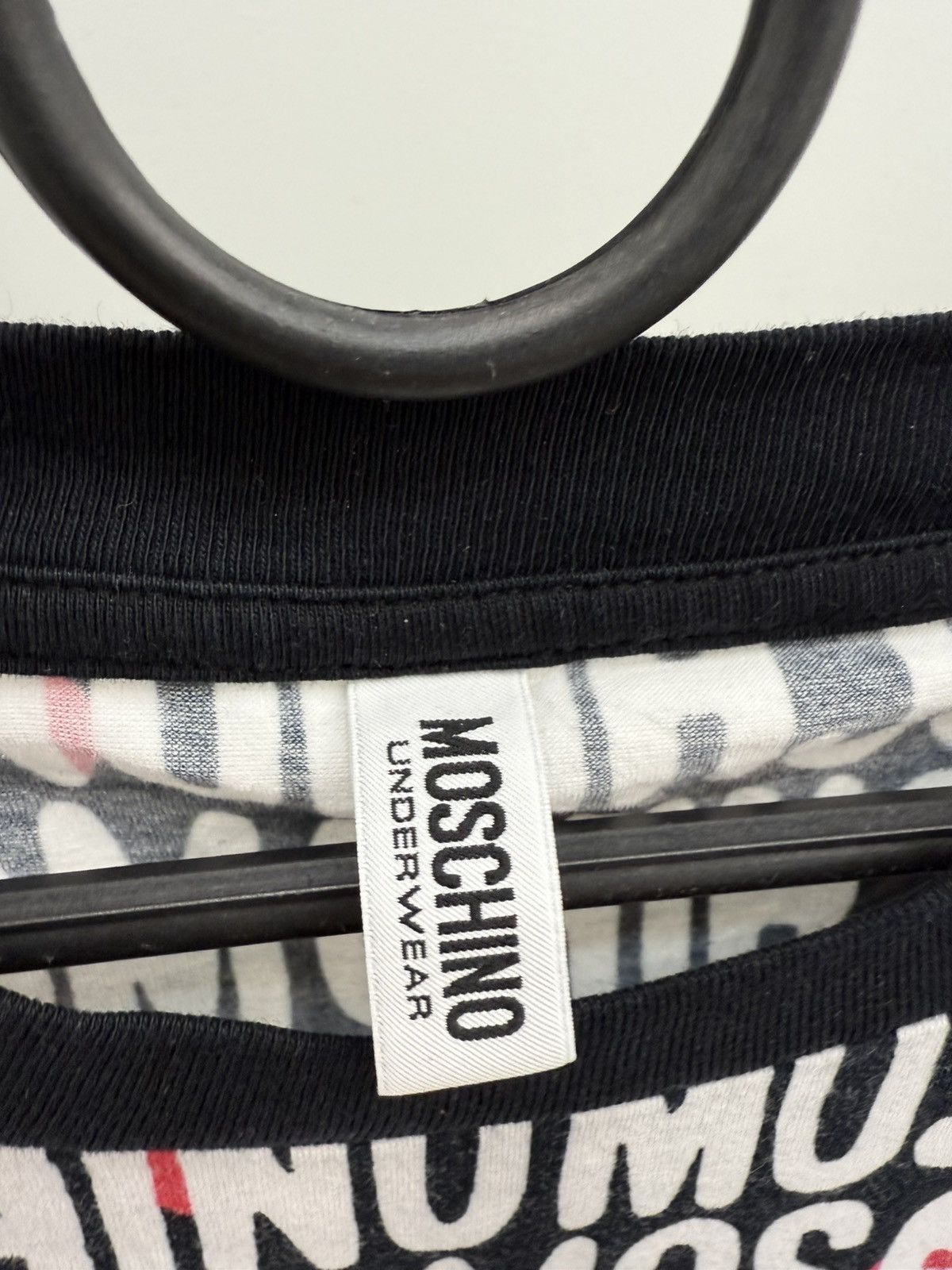 Moschino Moschino Multilogo Leopard Printed Cotton Tee T-shirt Size US S / EU 44-46 / 1 - 3 Thumbnail