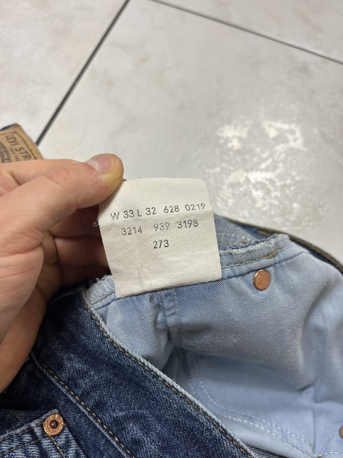 Levi's × Levi's Vintage Clothing × Vintage Vintage 90s Levi’s orange tab 628 02 denim jeans baggy pants Size US 33 - 20 Thumbnail