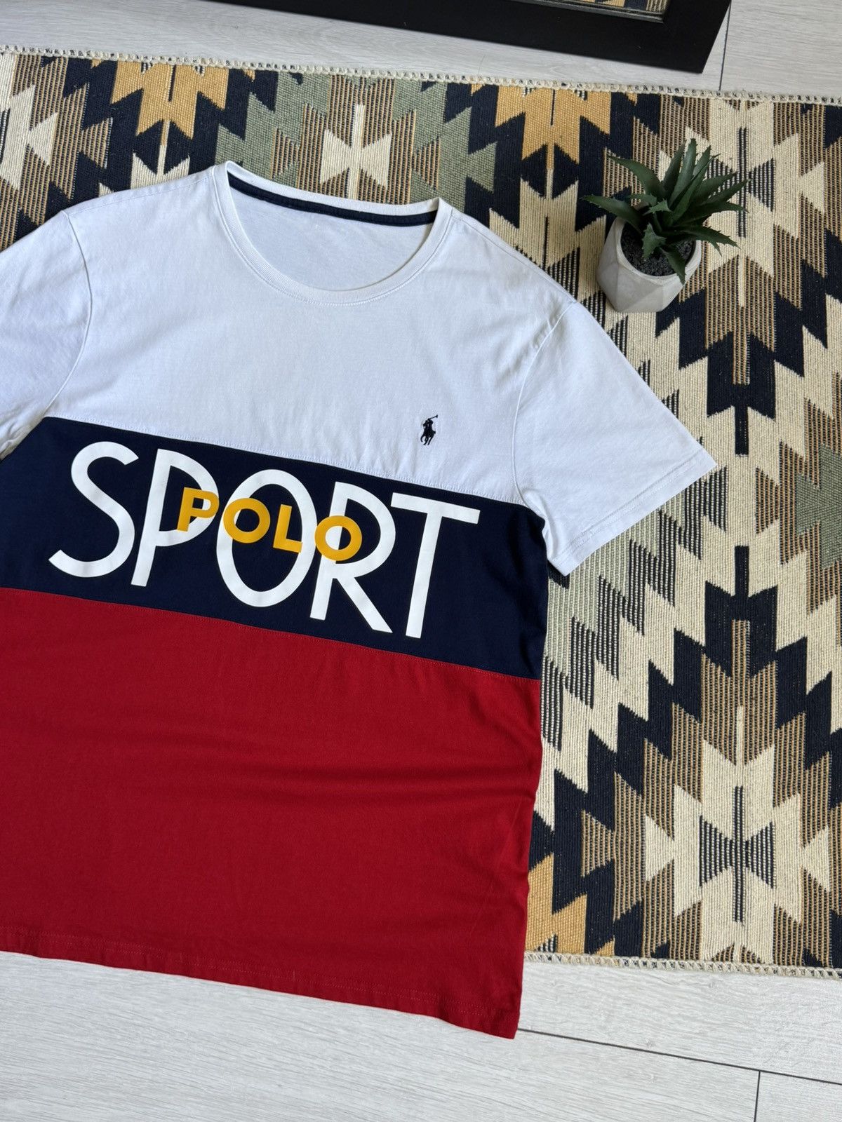Polo Ralph Lauren Polo Ralph Lauren Sport Big Logo Colour Block T-shirt Size US M / EU 48-50 / 2 - 3 Thumbnail