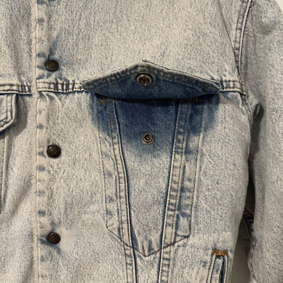 Levi's Vintage 1990s Levi's Sherpa Denim Trucker Jacket Size US XL / EU 56 / 4 - 5 Thumbnail