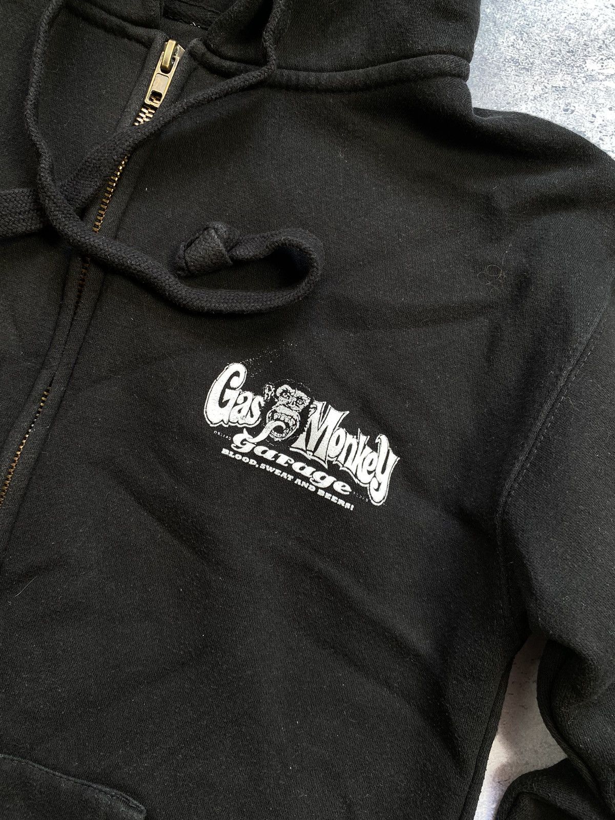 Band Tees Gas Monkey Full Zip Up Hoodie with Big Logo Size US S / EU 44-46 / 1 - 7 Thumbnail