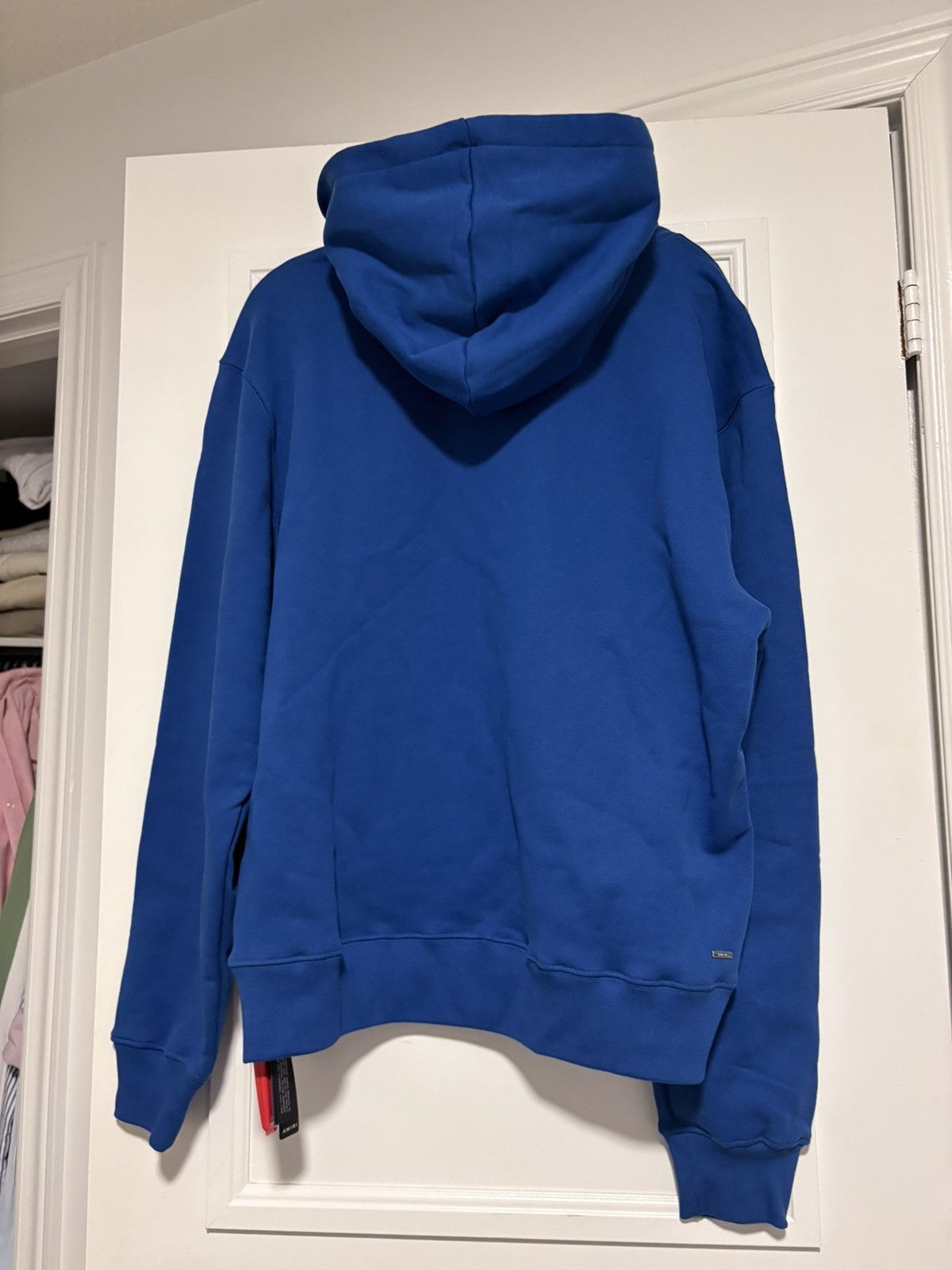 Amiri NEW Amiri Core Logo Blue Heavyweight Hoodie Size X-LARGE Size US XL / EU 56 / 4 - 10 Thumbnail