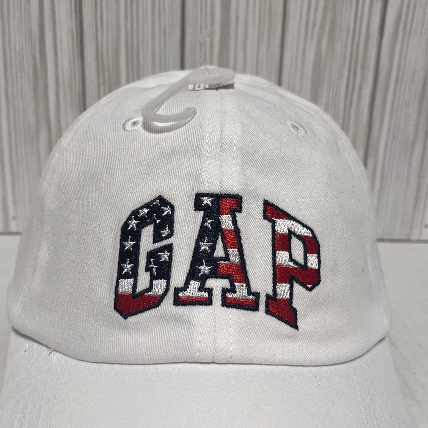 Gap GAP Hat Cap Strap Back Adjustable 4th Of July Red White Blue Flag Dad Size ONE SIZE - 2 Thumbnail