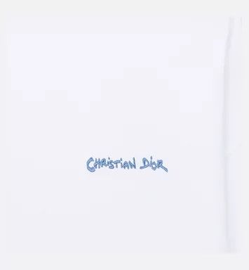 Dior o1w1db10725 Christian Dior Tag T-Shirt in White Size US M / EU 48-50 / 2 - 3 Thumbnail
