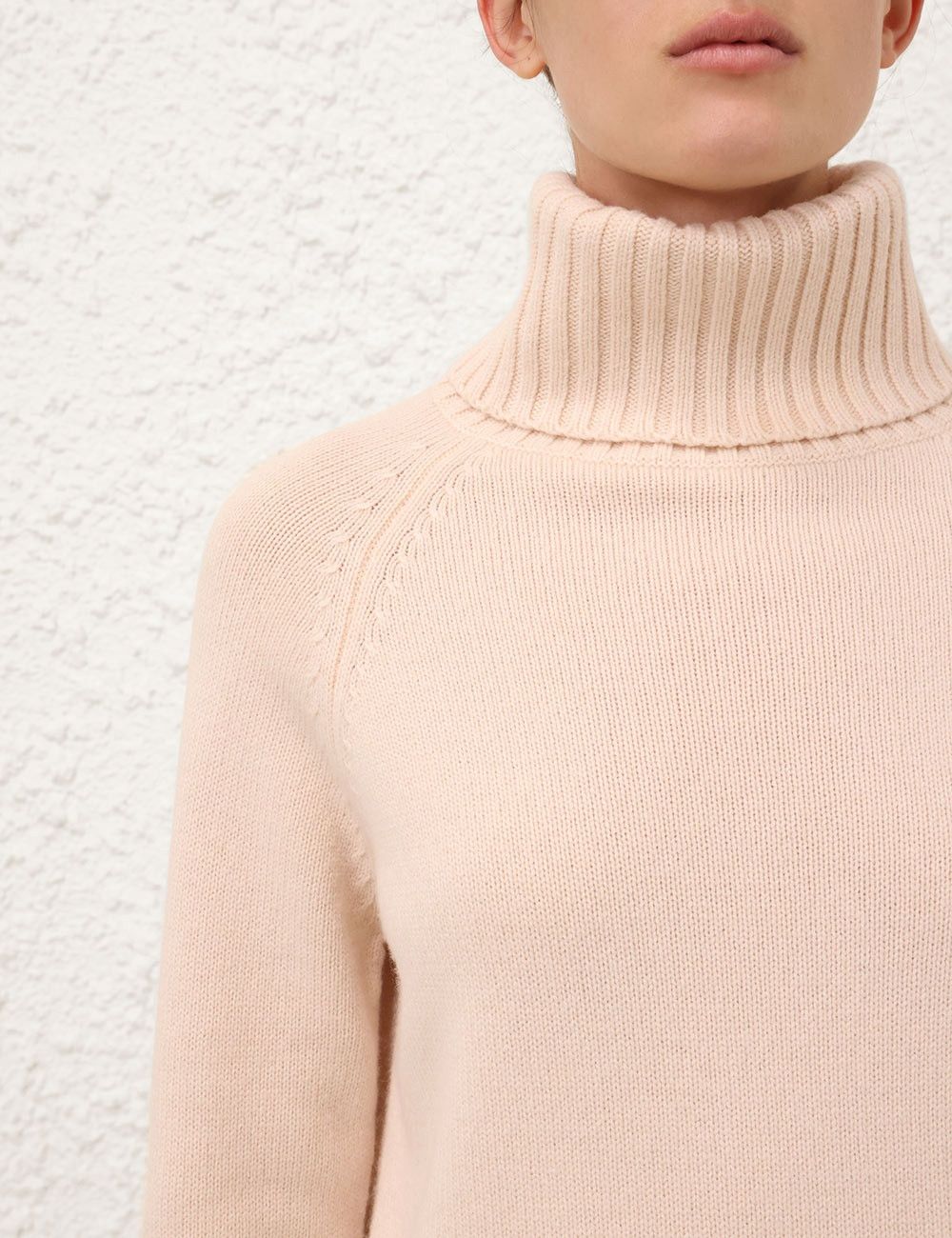 Zimmermann oc11z0825 Funnel Neck Sweater in Macadamia Size S / US 4 / IT 40 - 5 Thumbnail