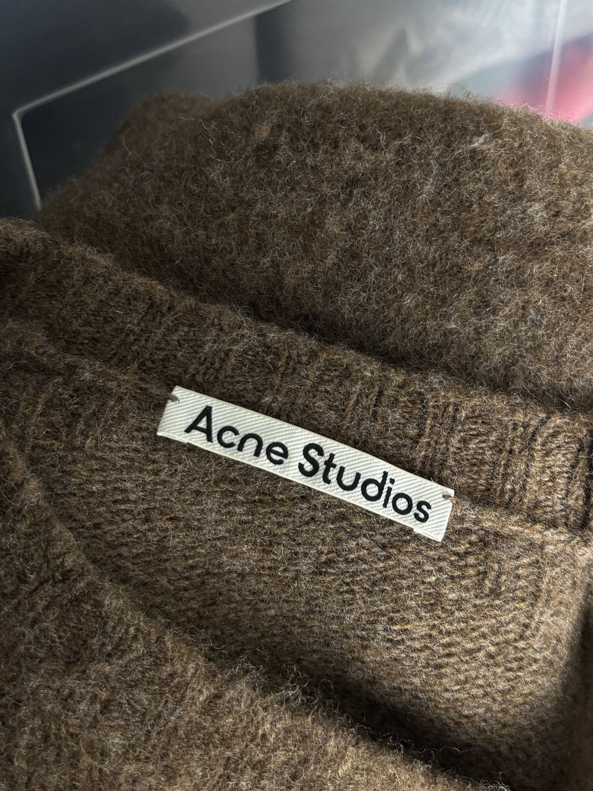 Acne Studios Acne Studios Wool Sweater Rare AS Logo Grail Size US M / EU 48-50 / 2 - 7 Thumbnail