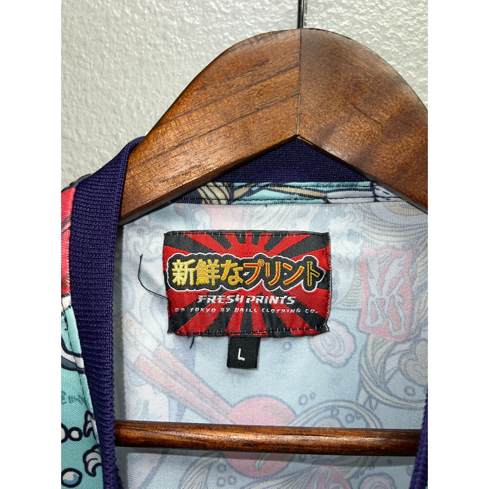 Vintage Fresh Prints Of Toyko Japanese Ramen Shirt Drill Clothing L Size US L / EU 52-54 / 3 - 6 Thumbnail