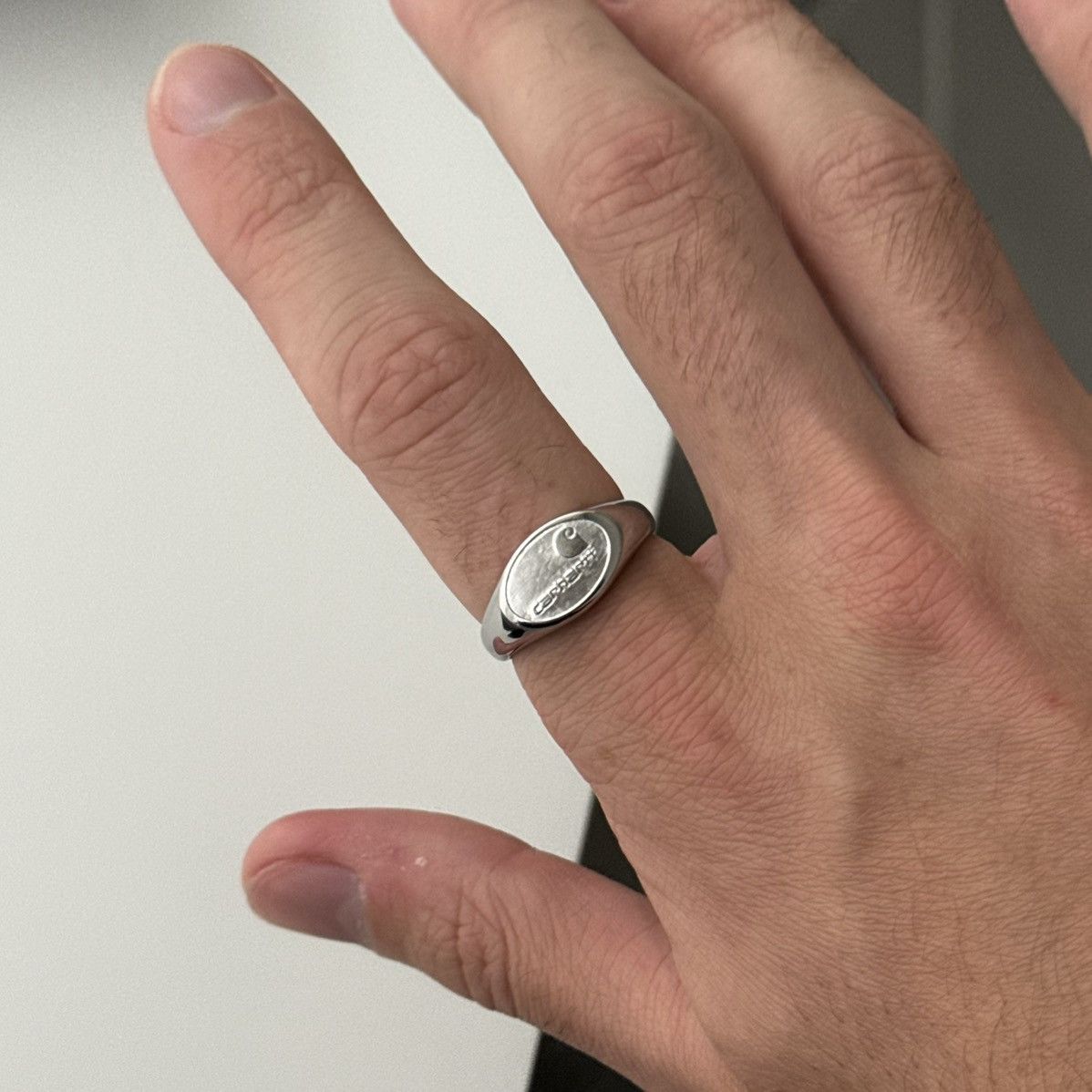 Carhartt Carhartt ring silver Size 42 - 3 Thumbnail