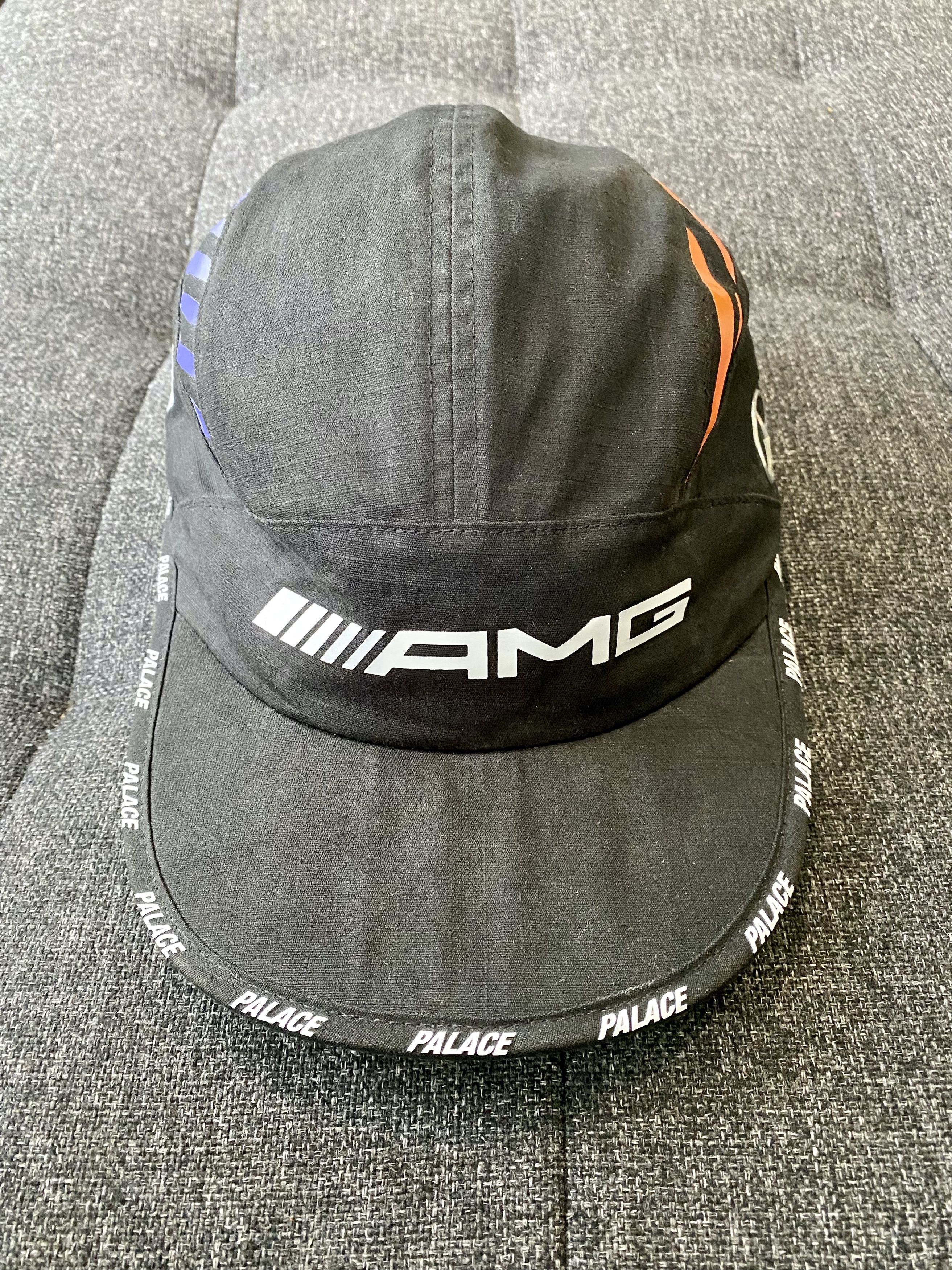 image of Palace Amg Team Cap in Black/Orange/Purple, Men's