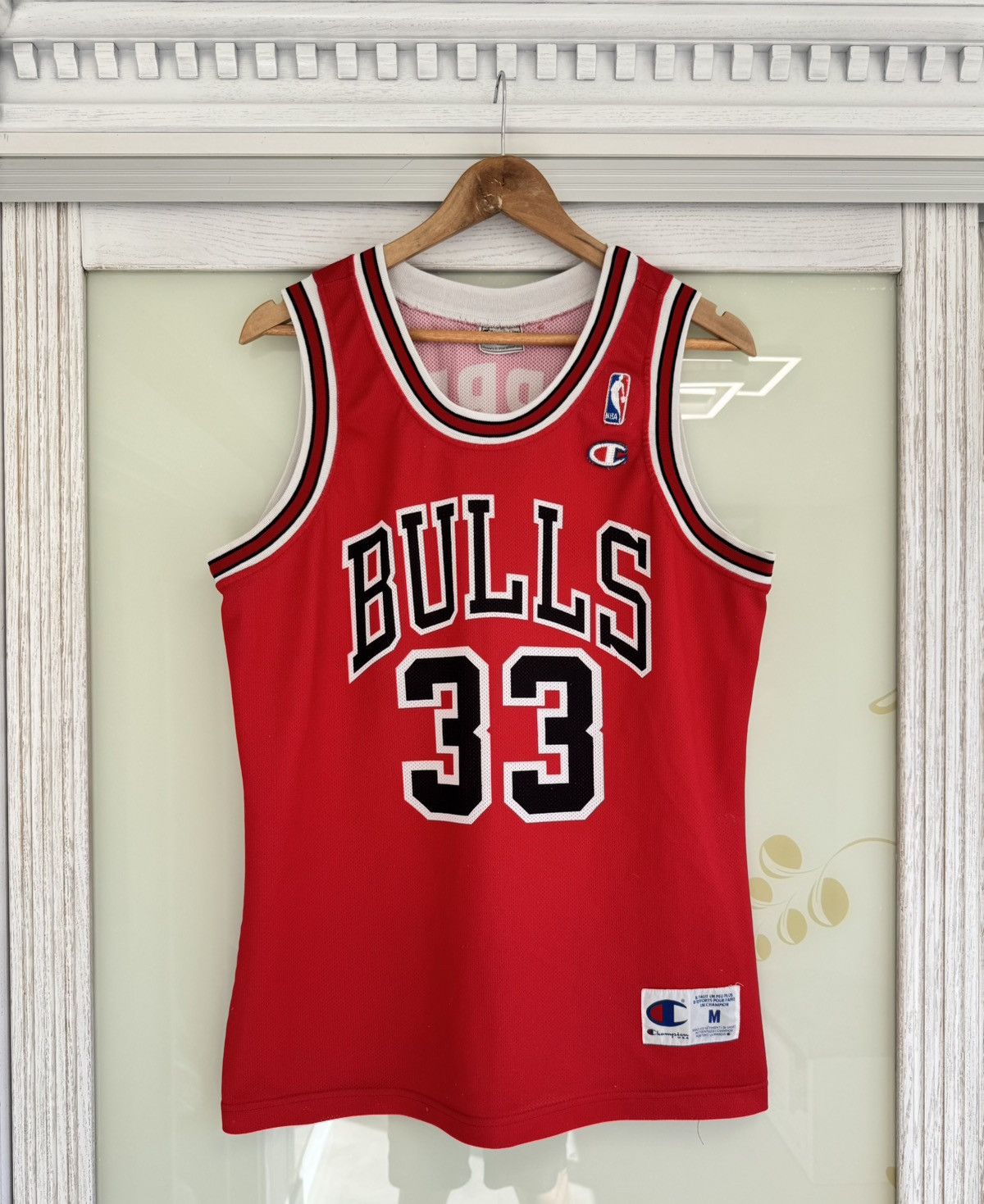 Champion Pippen #33 Chicago Bulls 90’s Vintage Baseball Jersey NBA Size US M / EU 48-50 / 2 - 1 Thumbnail