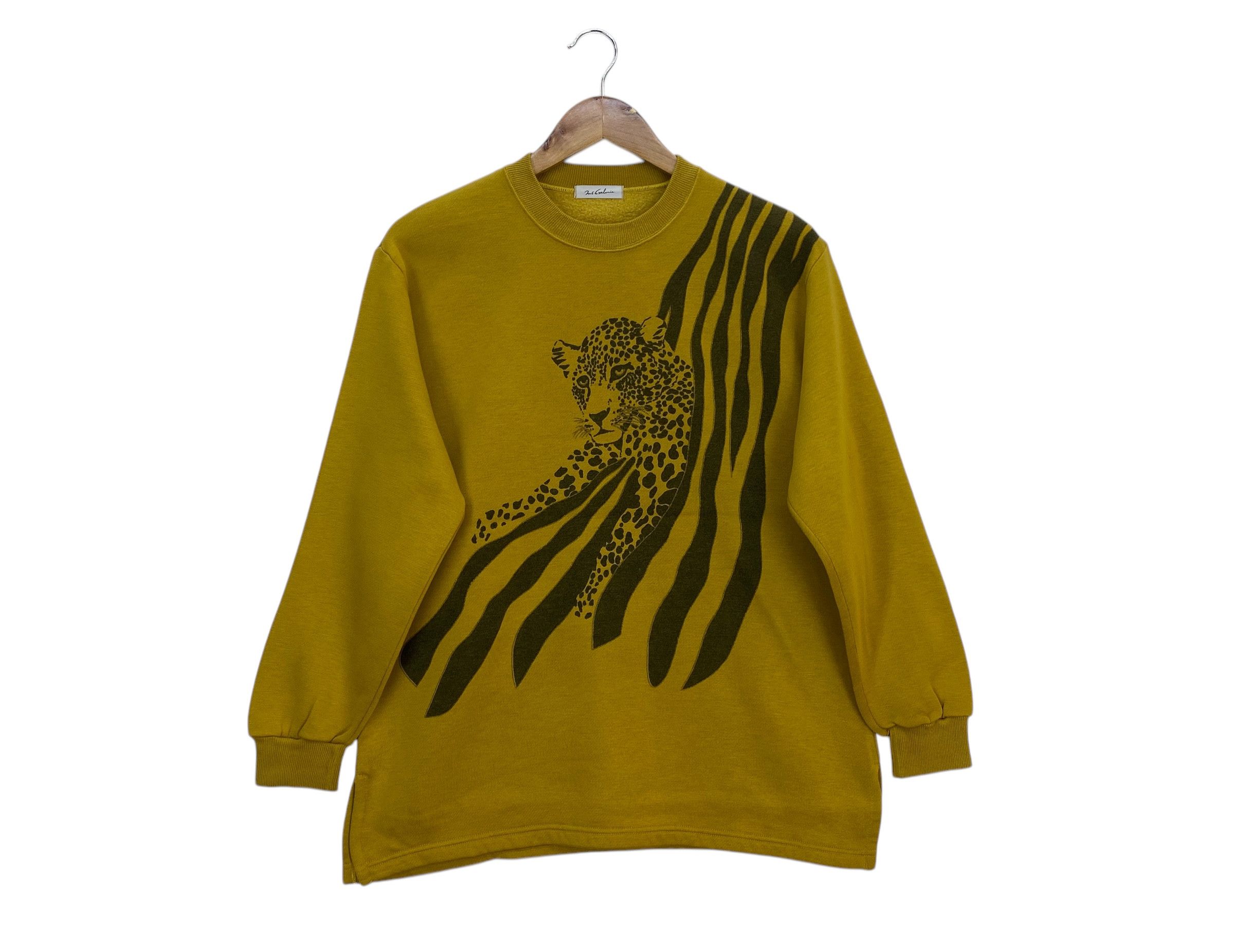 Vintage Ms Galnic Vintage Tiger Print Sweater Size M / US 6-8 / IT 42-44 - 1 Thumbnail