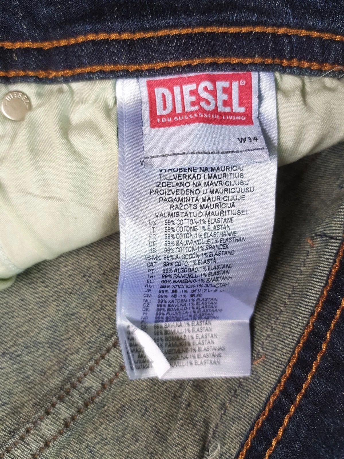 Diesel Diesel THOMMER-X-RM049 Men's Jean T 9978 Size US 34 / EU 50 - 5 Thumbnail