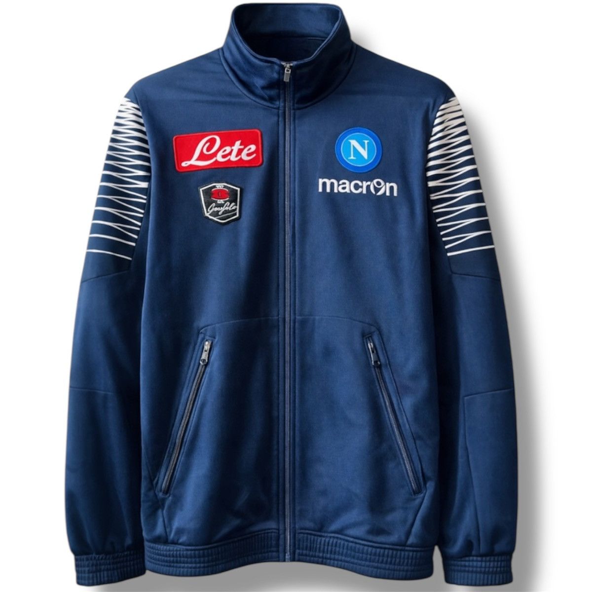Macron 2015/16 NAPOLI SSC TRAINING SOCCER FOOTBALL ZIP JACKET XXL Size US XXL / EU 58 / 5 - 1 Thumbnail