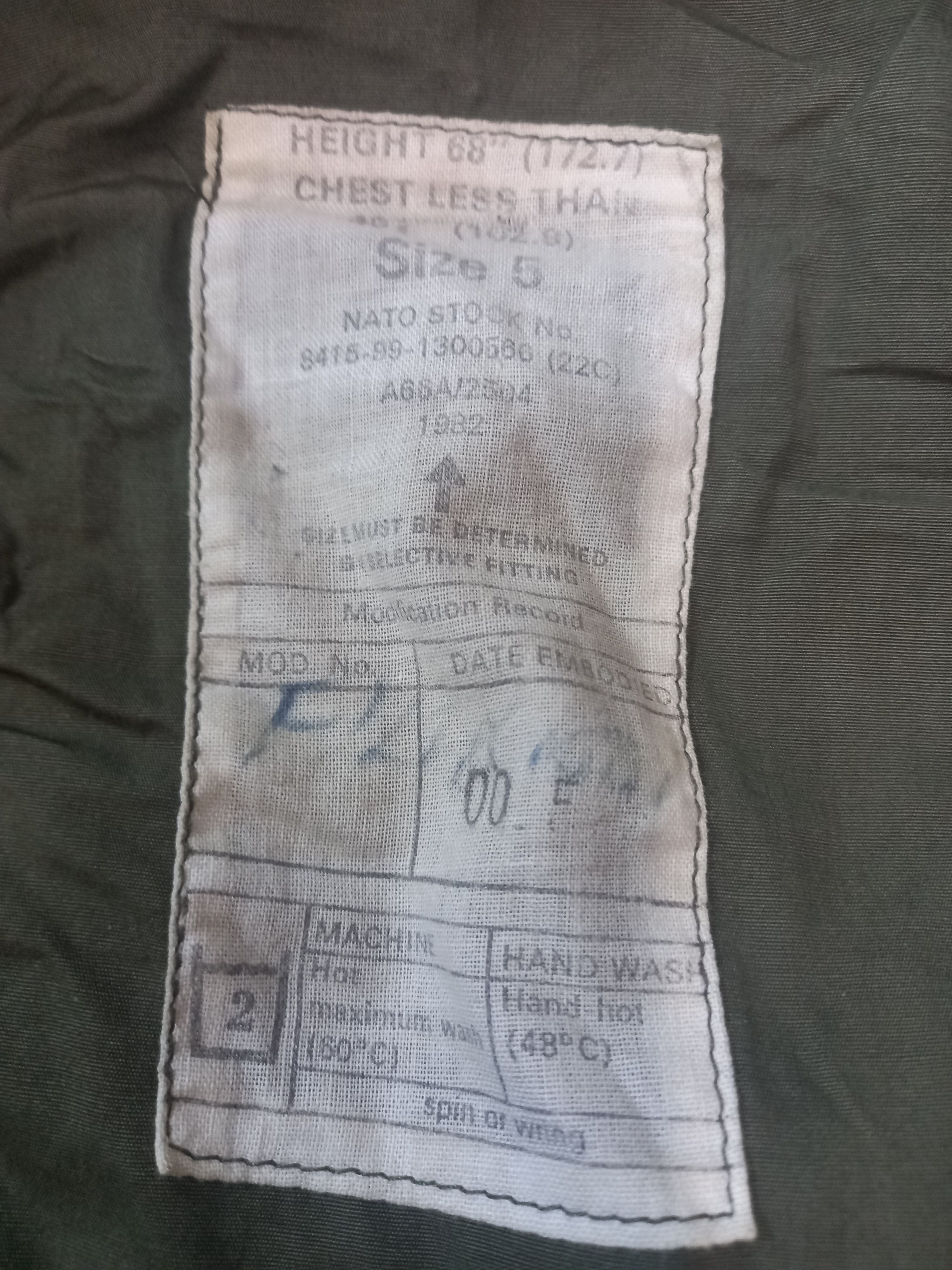 Vintage Vintage 80s 1968 Pattern DPM Combat Smock Size US M / EU 48-50 / 2 - 5 Thumbnail