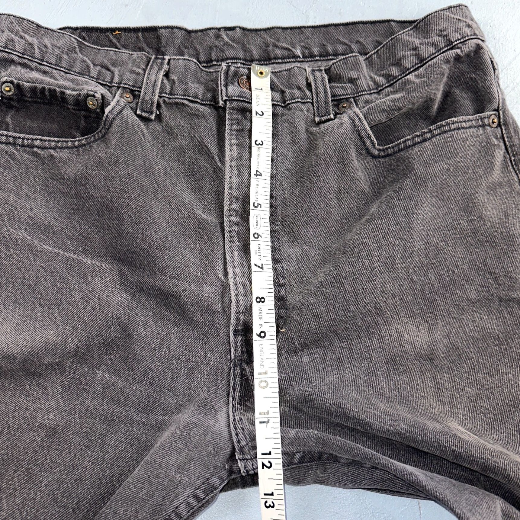 Levi's VINTAGE Levi's 505 Jeans Men 36x32 Black Light Wash 90s Classic Denim Straight Fit Size US 36 / EU 52 - 6 Thumbnail