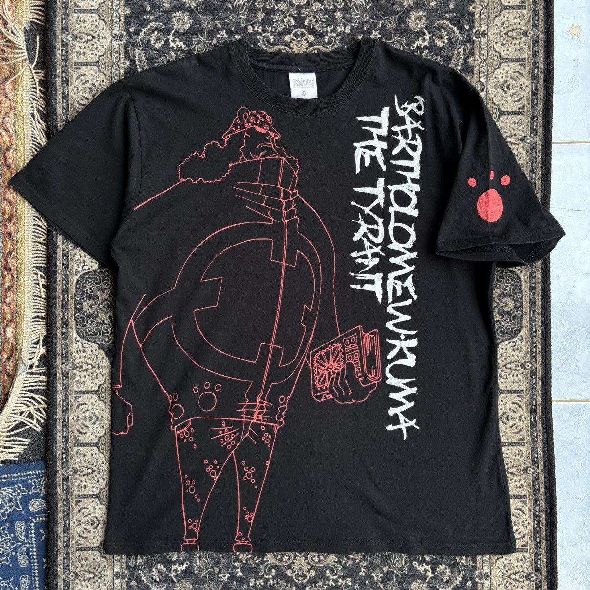 One Piece Vintage Bartholomew Kuma Art Anime One Piece Tee Size US XL / EU 56 / 4 - 1 Thumbnail