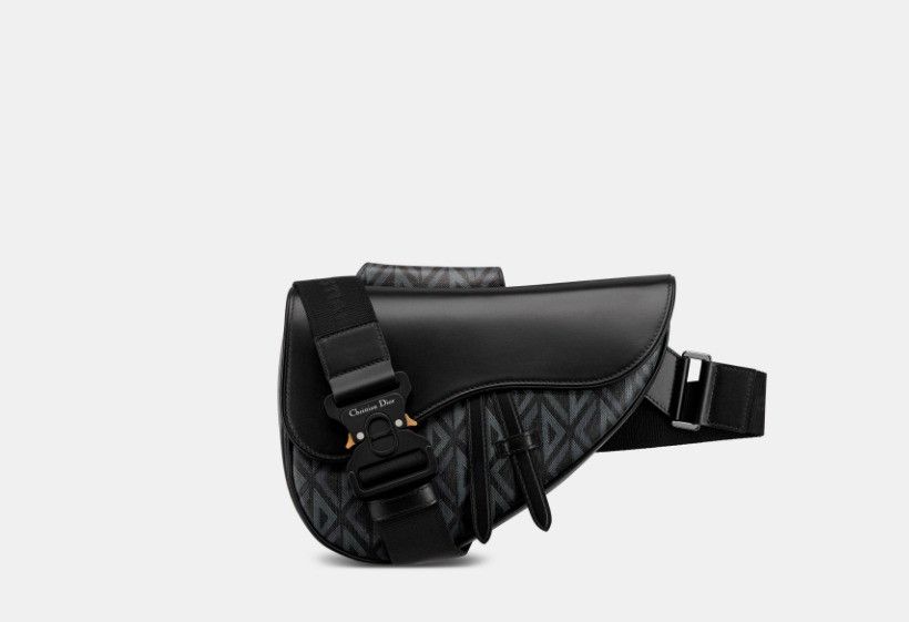 Dior o1w1db10325 1ADP Size: OS / Saddle Bag in Black Size ONE SIZE - 1 Thumbnail