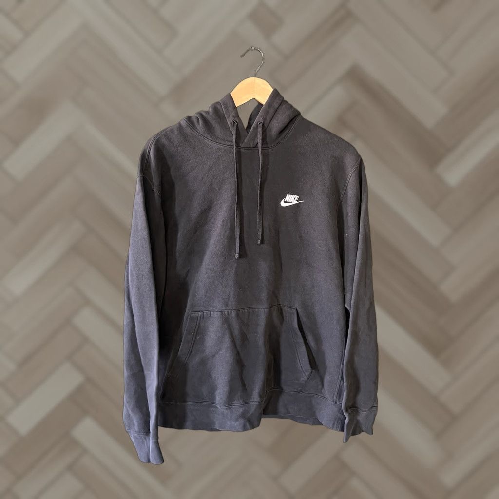 Nike Nike Sportswear Hoodie Mens XL Black Long Sleeve Pullover Hooded Sweatshirt Size US XL / EU 56 / 4 - 1 Thumbnail