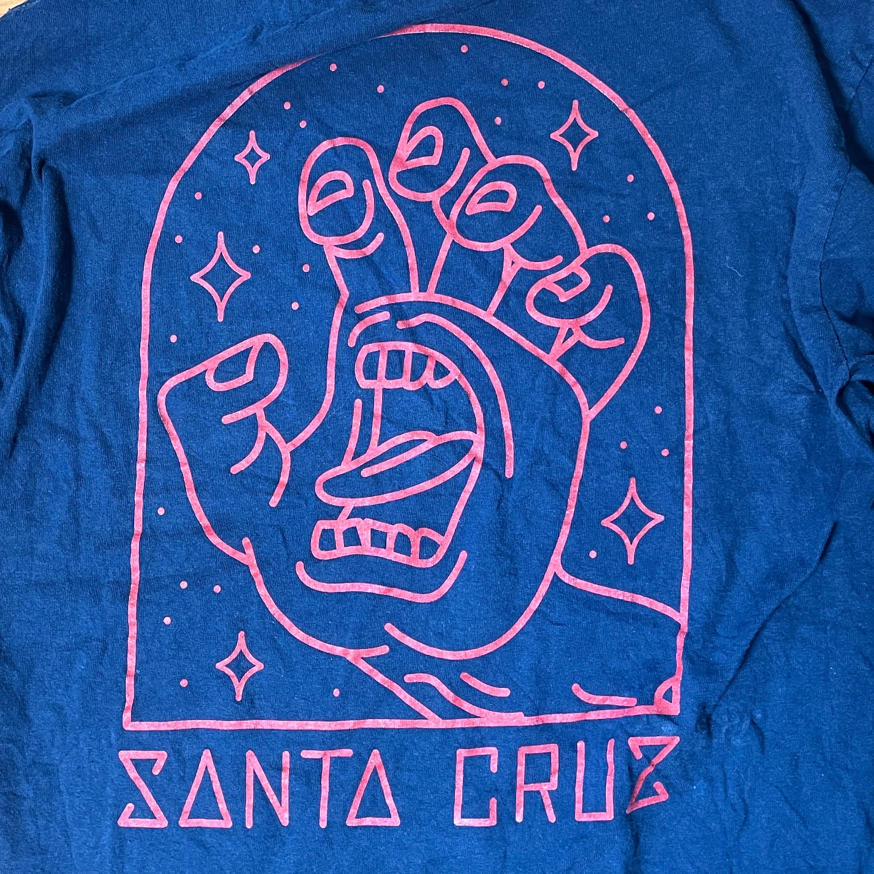 Other Santa Cruz Screaming Hand Long Sleeve Tee XL Navy Skate Size US XL / EU 56 / 4 - 6 Thumbnail