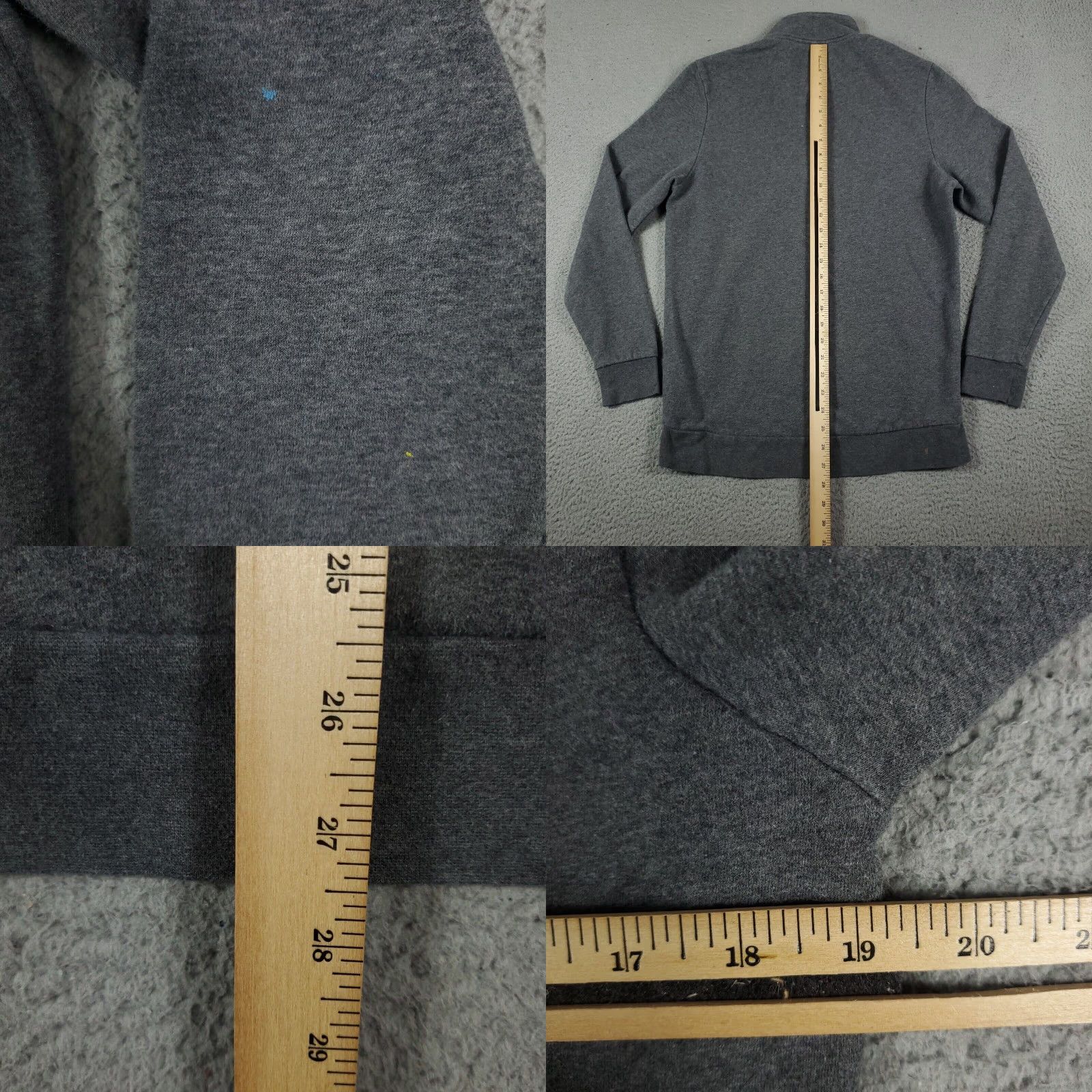 Under Armour Under Armour Mens Small Gray Quarter Zip Sweater Pullover Size US S / EU 44-46 / 1 - 8 Thumbnail
