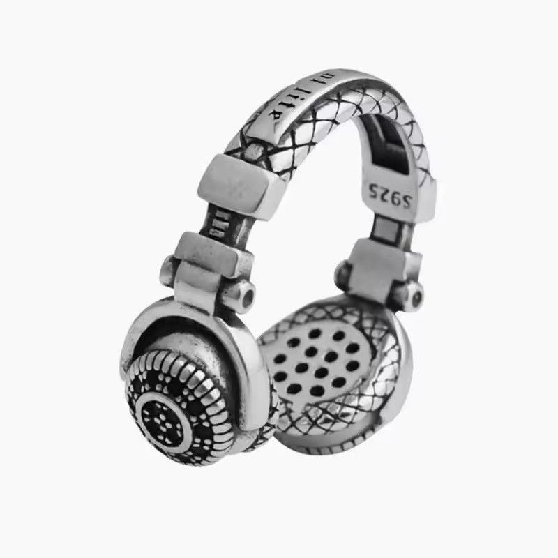 Jewelry Headphones Ring 2000s Skater Punk Graffiti Jet Set Radio Size ONE SIZE - 2 Thumbnail