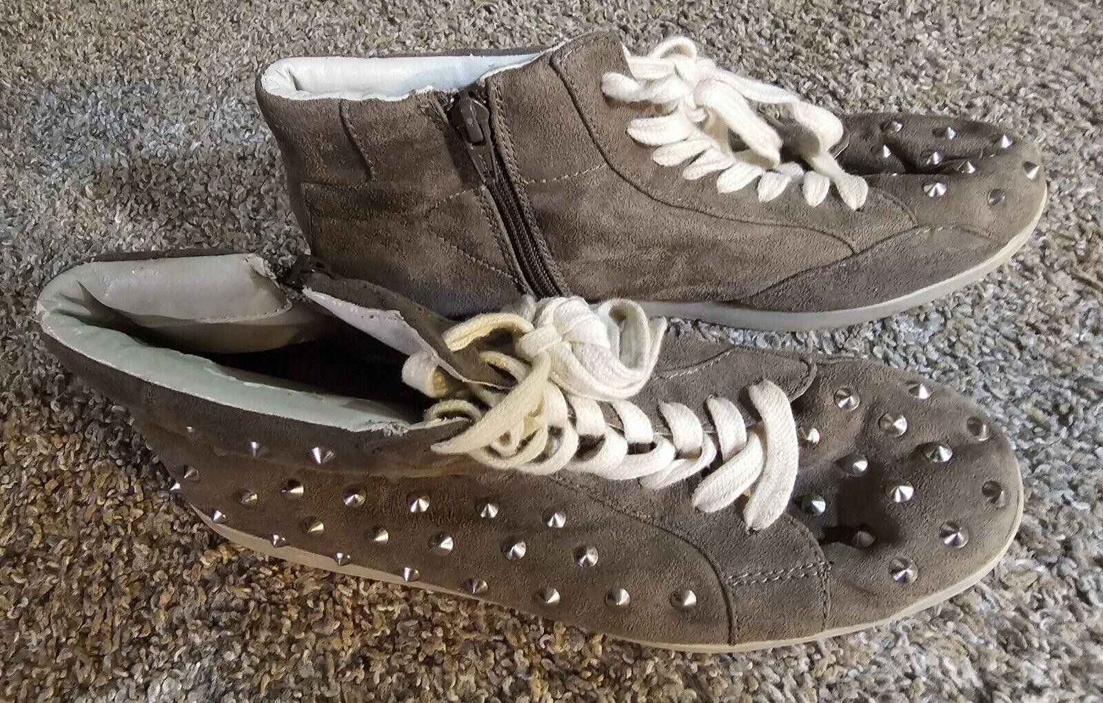 Designer Candies Shoes Womens 9M Catoni Sneakers Brown Studded Damage Size US 9 / IT 39 - 1 Thumbnail