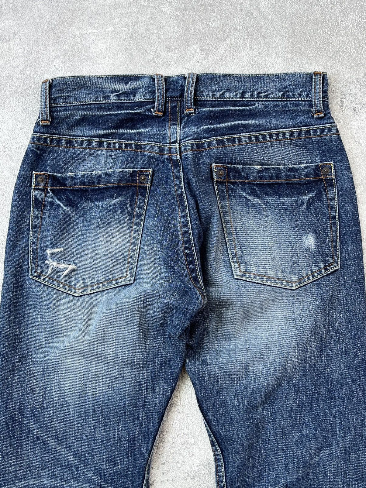 Designer × Japanese Brand × Takeo Kikuchi Distressed Denim Japan Takeo Kikuchi Size US 30 / EU 46 - 9 Thumbnail