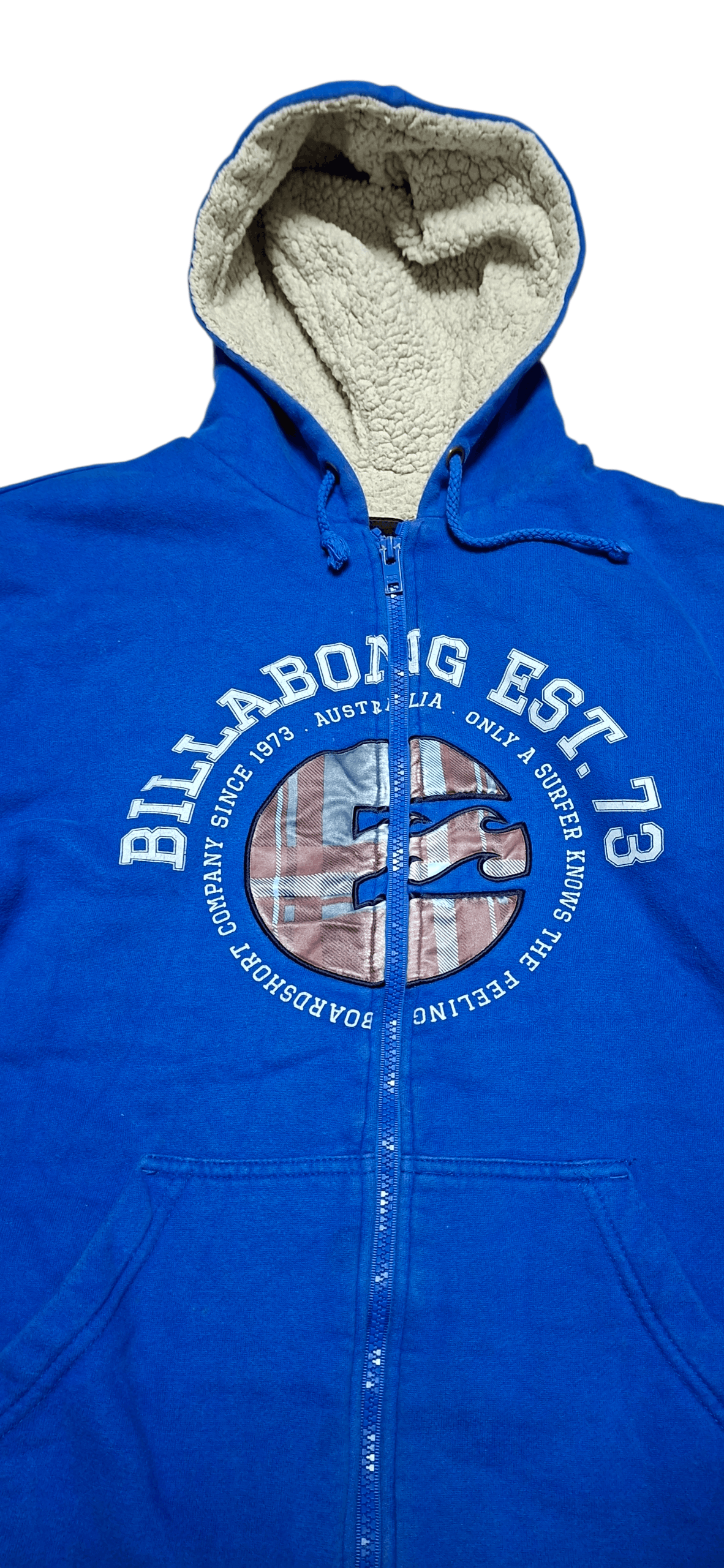 Billabong BILLABONG VINTAGE BIG LOGO SHERPA ZIP HOODIE Size US M / EU 48-50 / 2 - 2 Thumbnail
