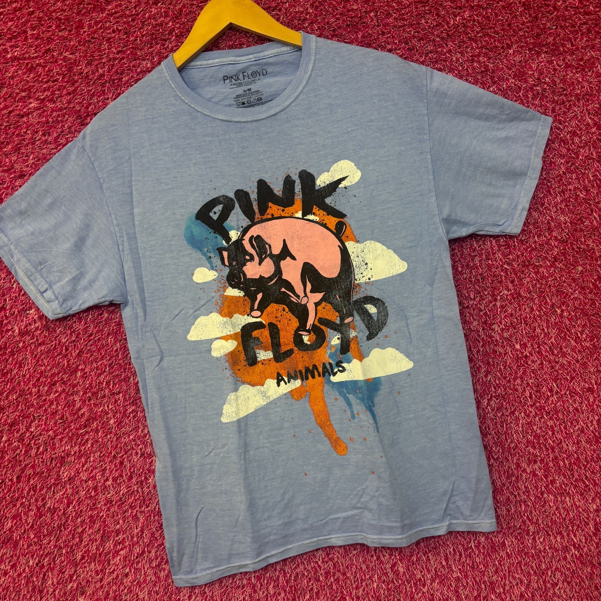 Pink Floyd Pink Floyd Animals Album Cover Art Psychedelic Rock Tee S/M Size US M / EU 48-50 / 2 - 3 Thumbnail
