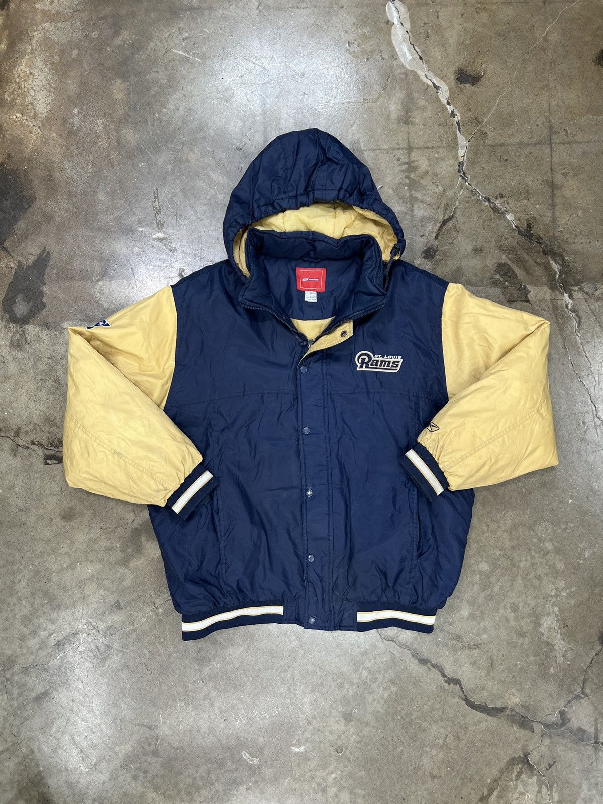 NFL × Vintage Vintage 90s Reebok NFL St. Loius Rams Jacket XL Size US XL / EU 56 / 4 - 2 Thumbnail