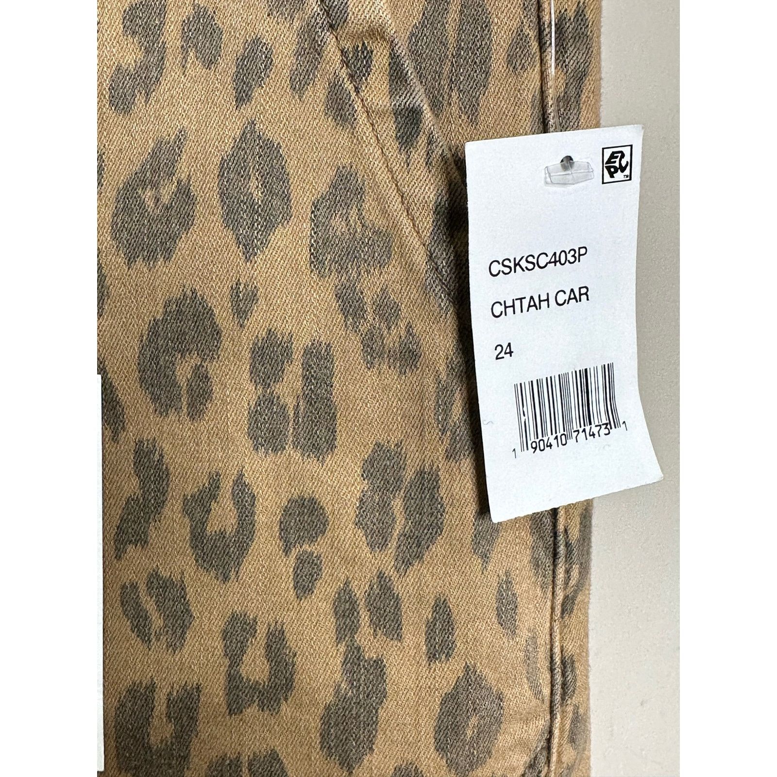 Frame FRAME beige cheetah cargo ankle jeans size 24 - 0 Size 25" / US 0 / IT 36 - 7 Thumbnail