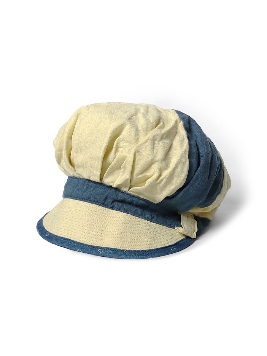 Kapital Kapital Linen 2TONE PIZZA HAT Size ONE SIZE - 1 Thumbnail