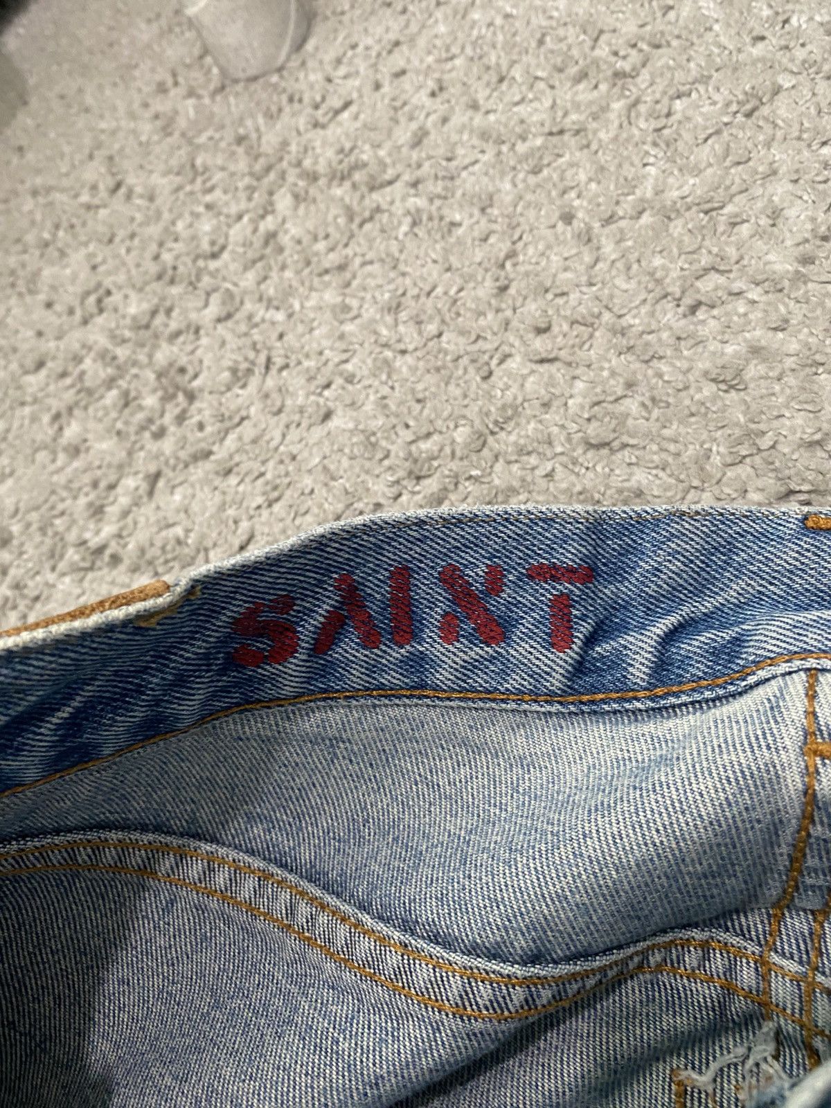 Allsaints × Vintage AllSaints Denim Jeans 36/32 opium Jesus pants flared y2k Size US 36 / EU 52 - 12 Thumbnail