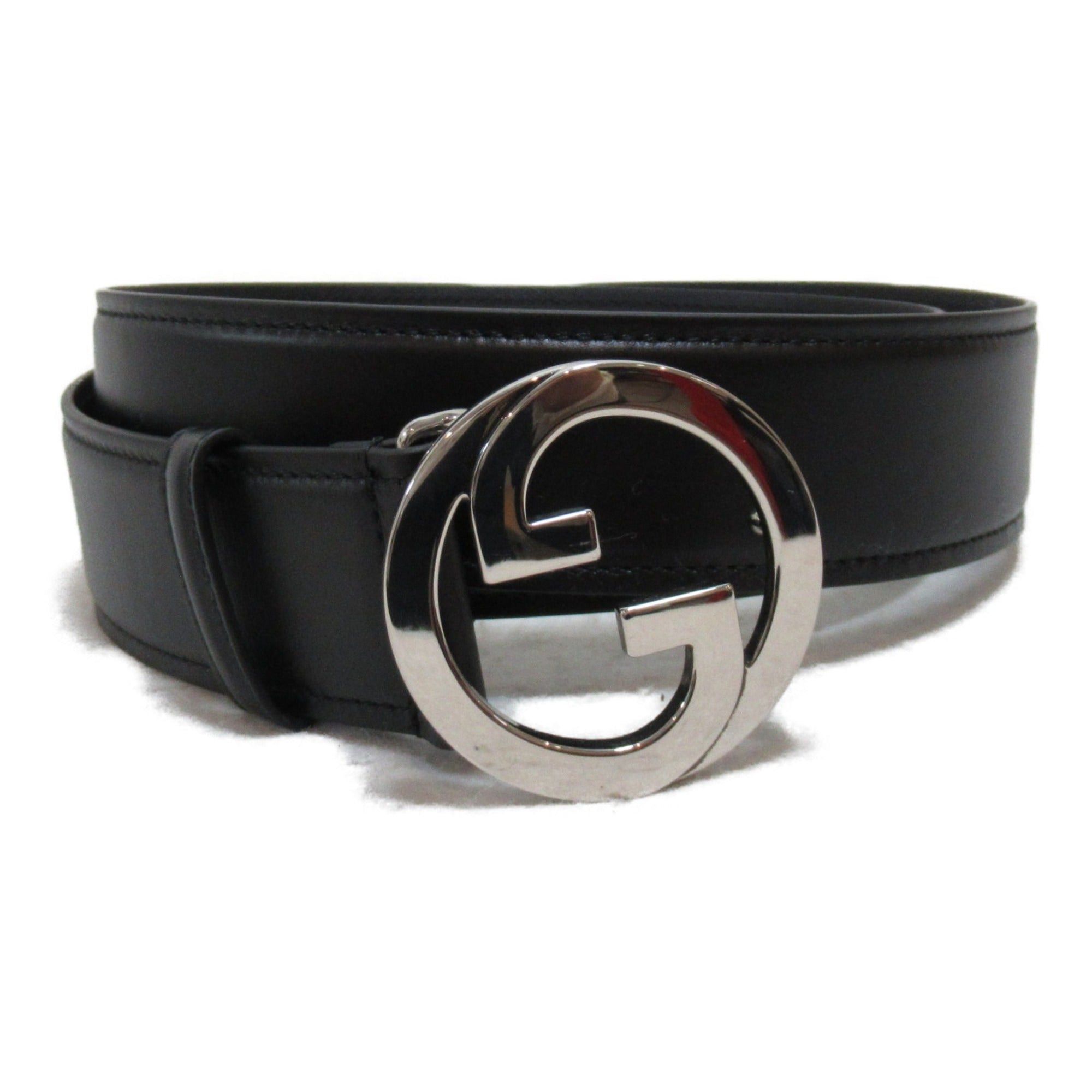image of Gucci Blondie Belt Black Leather 703147Us10N1000100, Women's